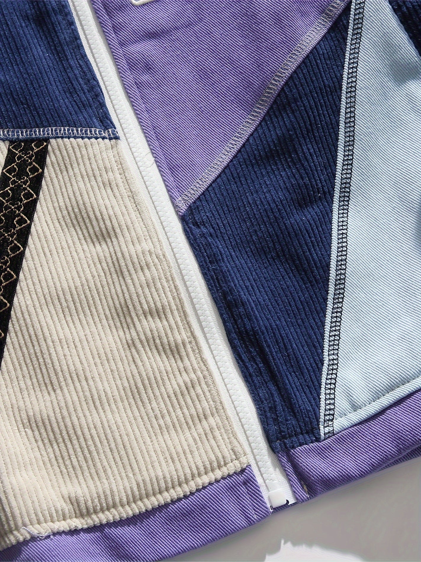 Color-Block Bomber Jacket