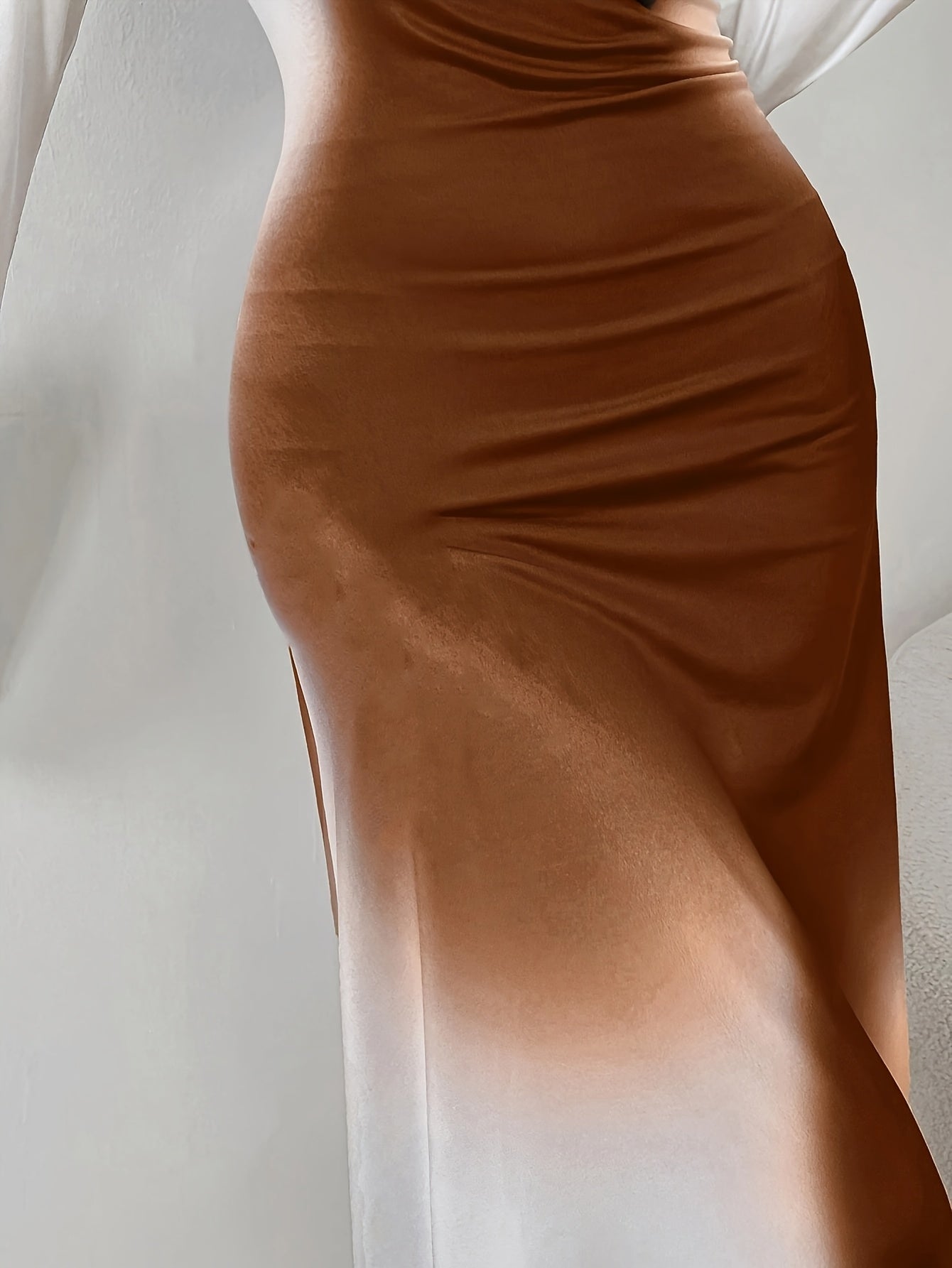 Elegant Gradient Bodycon Dress for Women