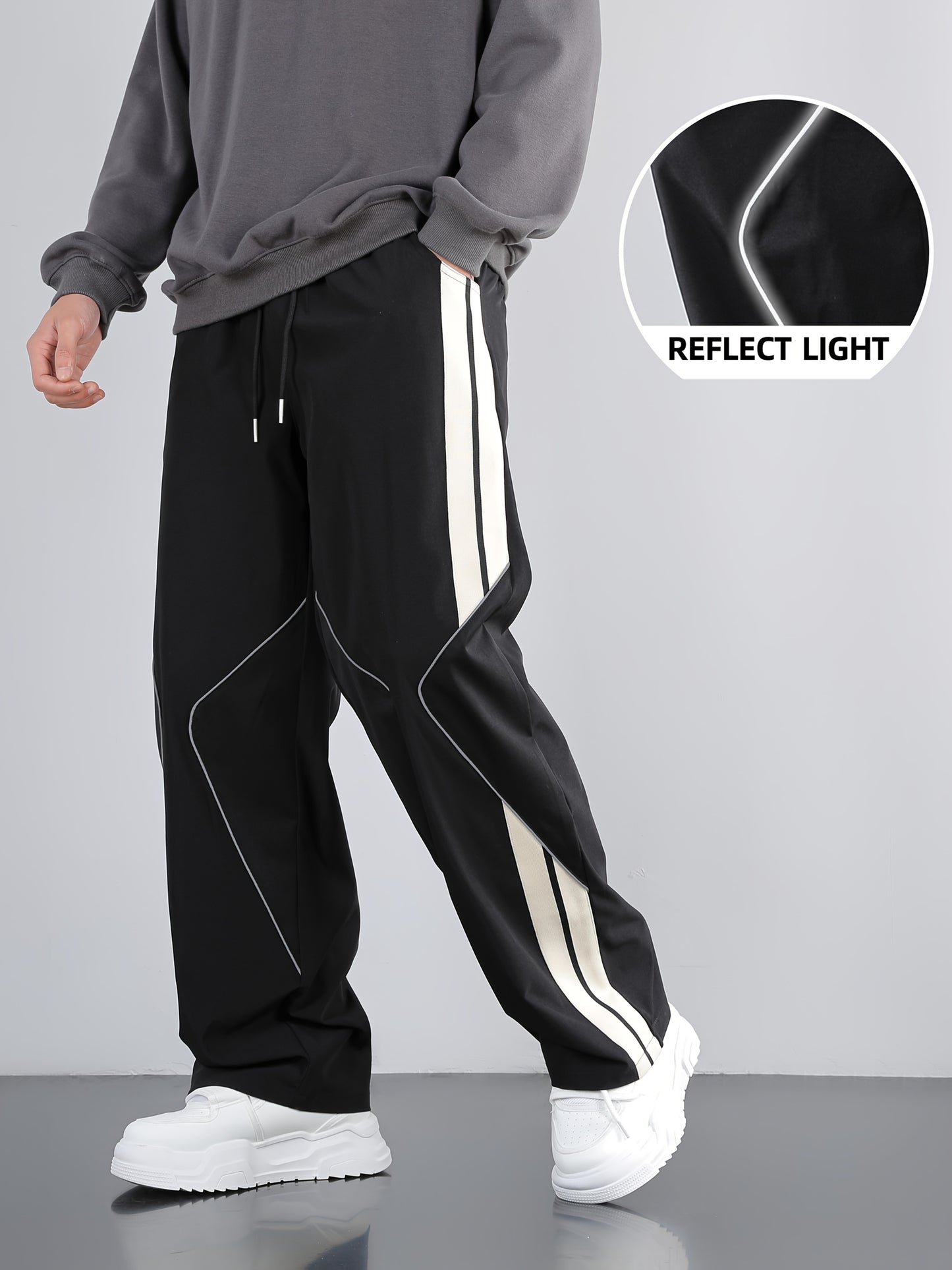 Casual Straight-Leg Joggers
