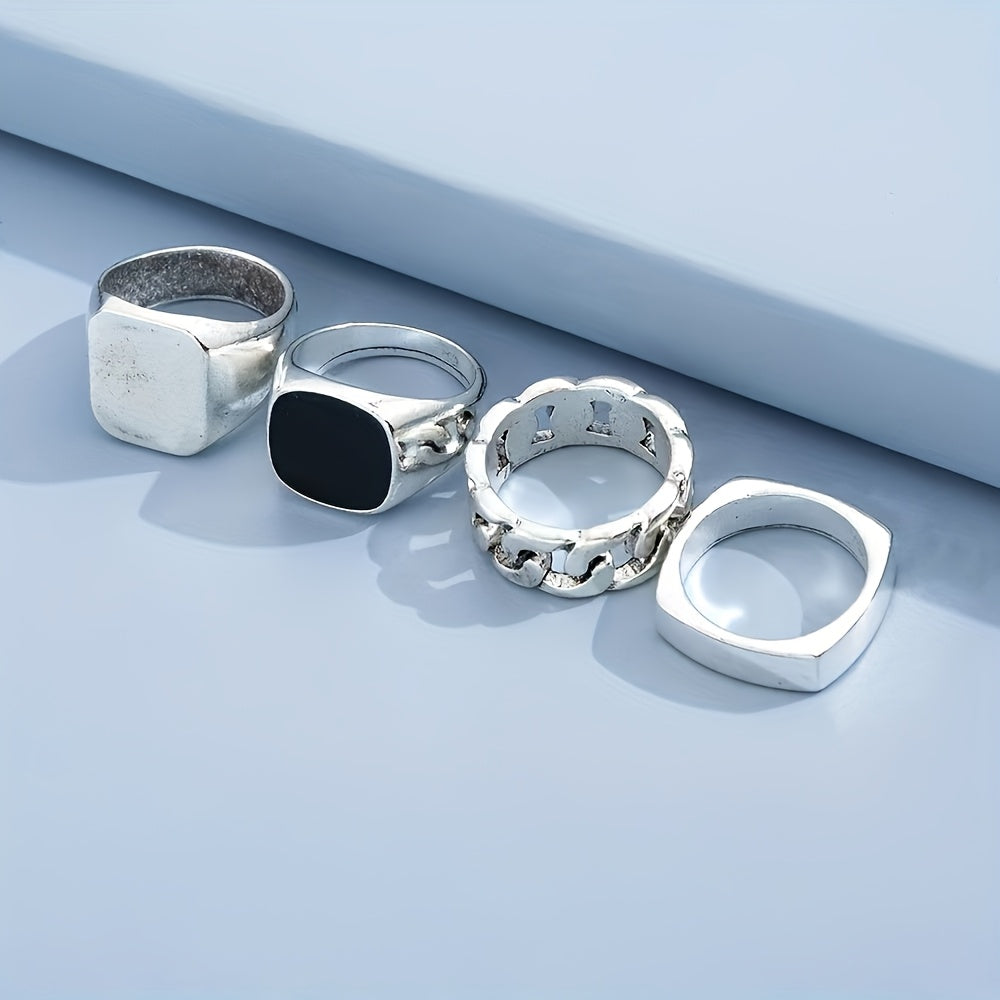 Vintage 4pcs Rings