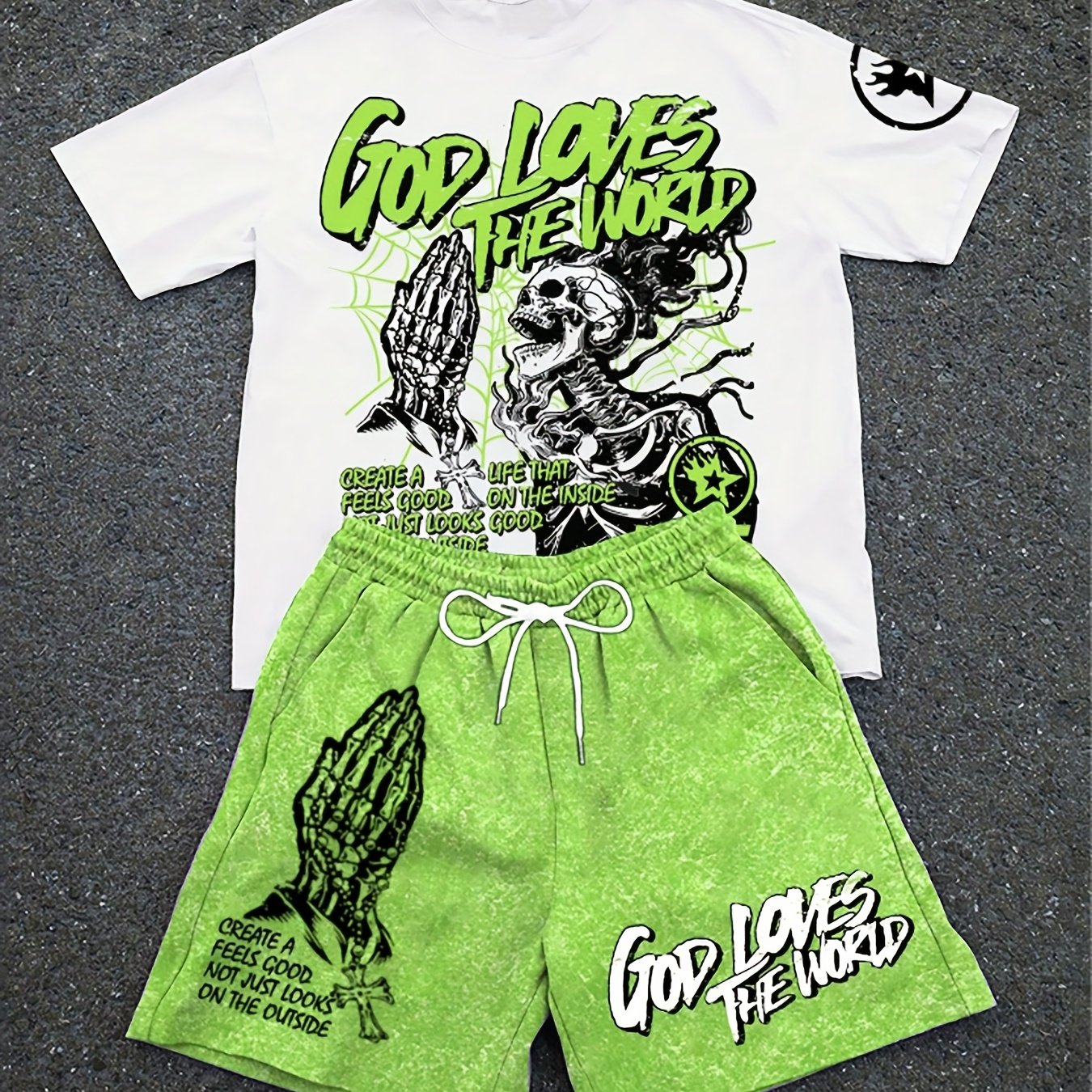 Men's 2pc T-shirt and shorts