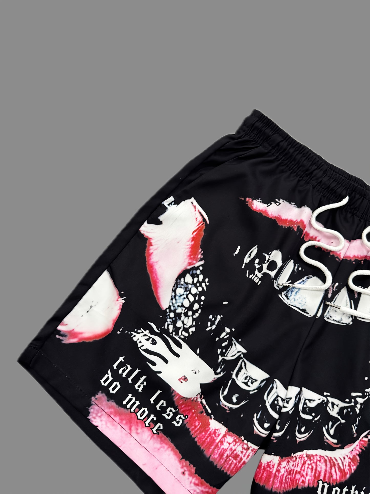 Men's Three-Piece Set Printed Beach Shorts