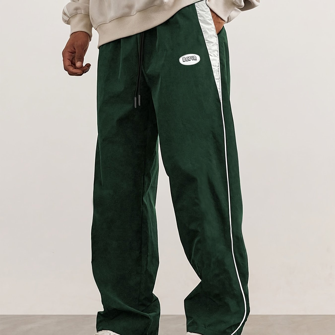 Men's Casual Loose Fit Drawstring Sweatpants