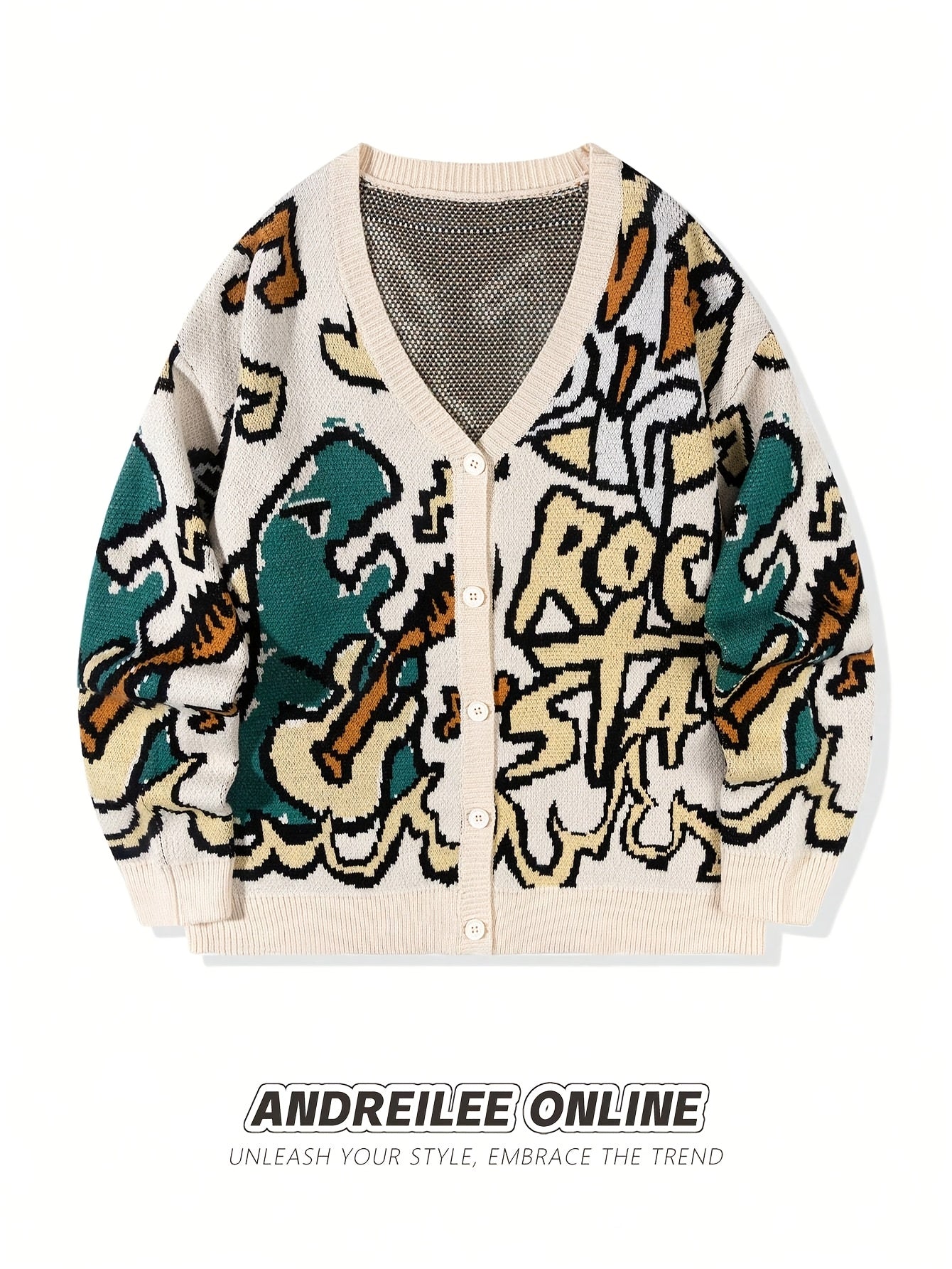 Casual Retro Cardigan Sweater