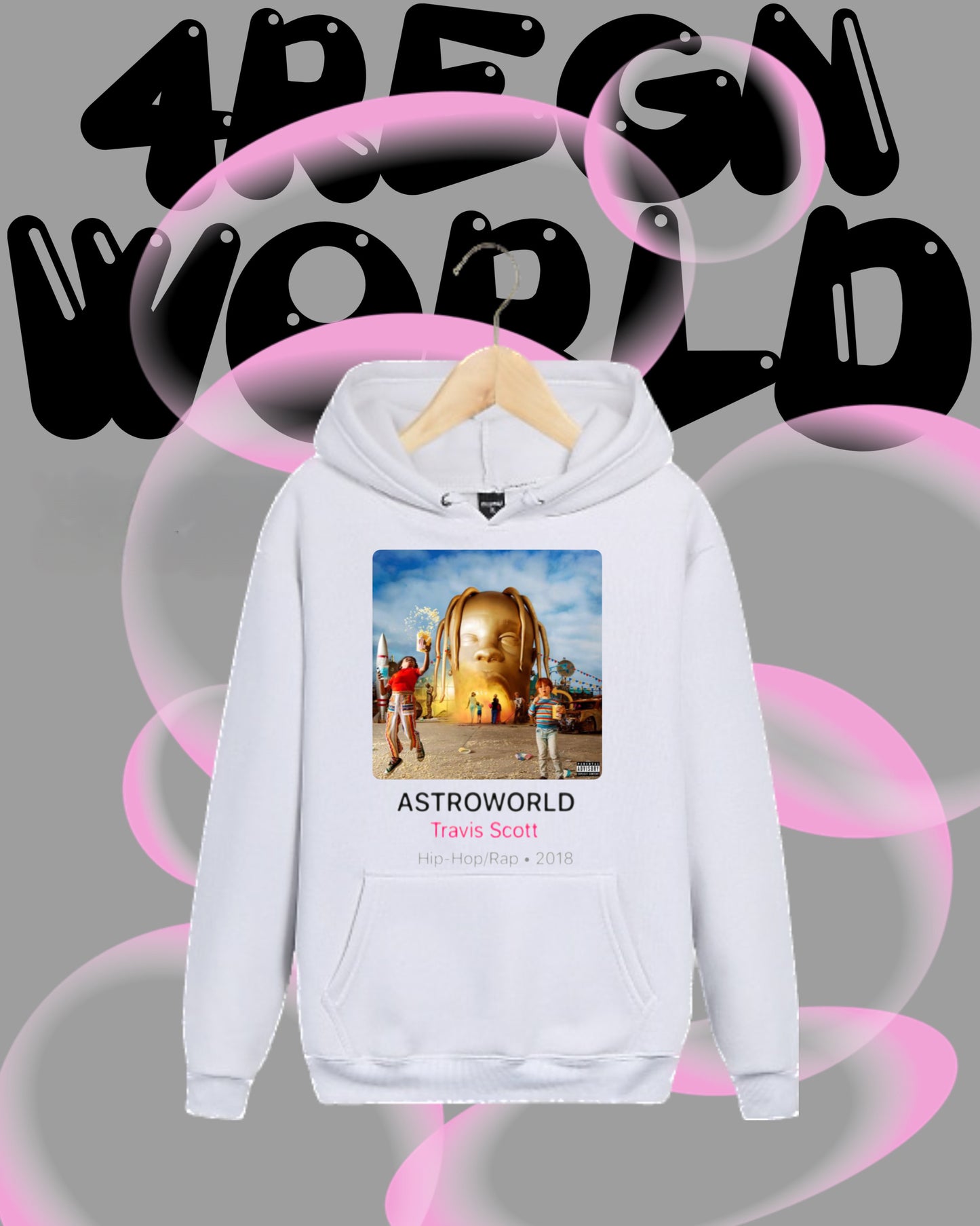 Graphic Hoodie Travis Scott Astroworld