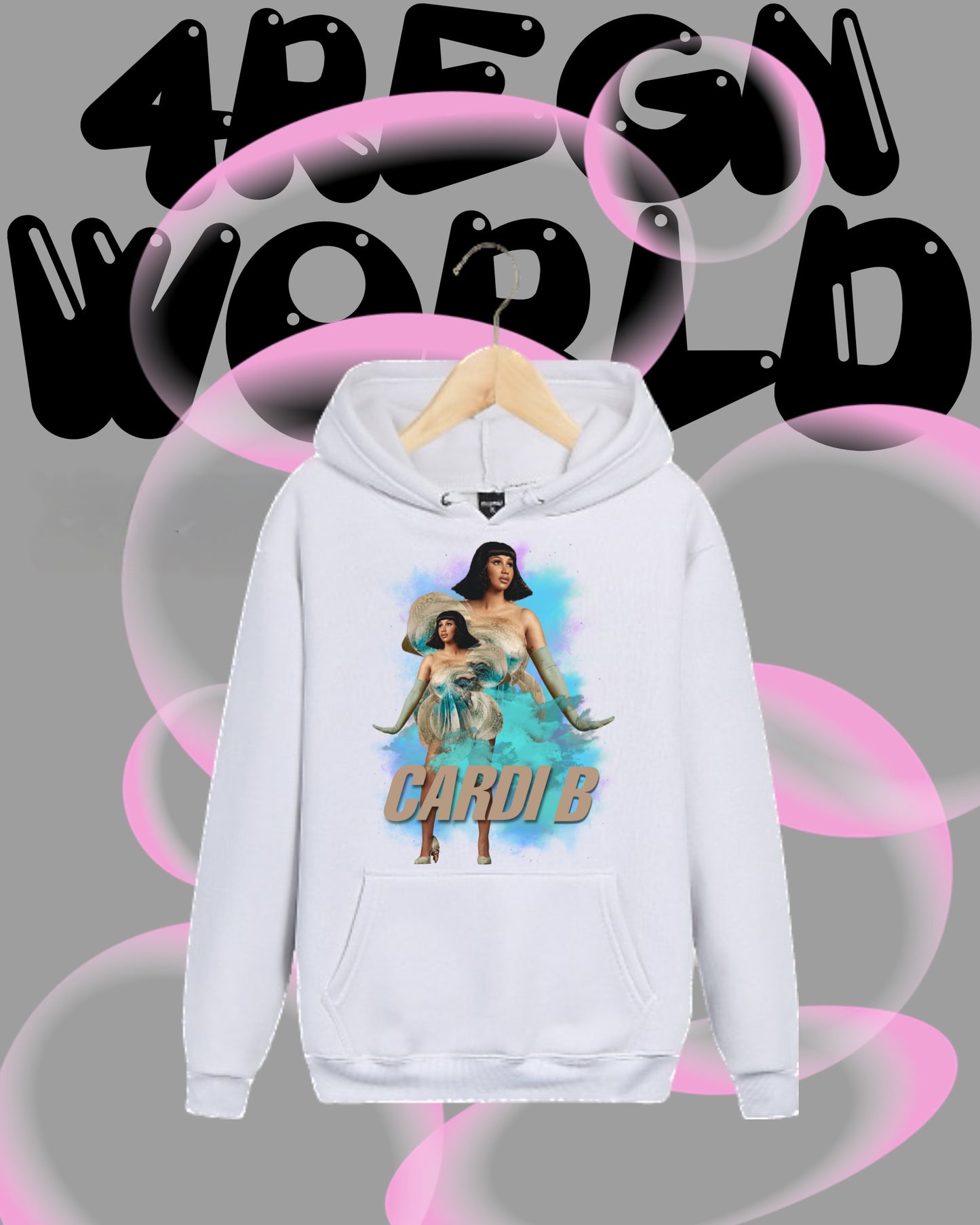 Graphic Hoodie Cardi B