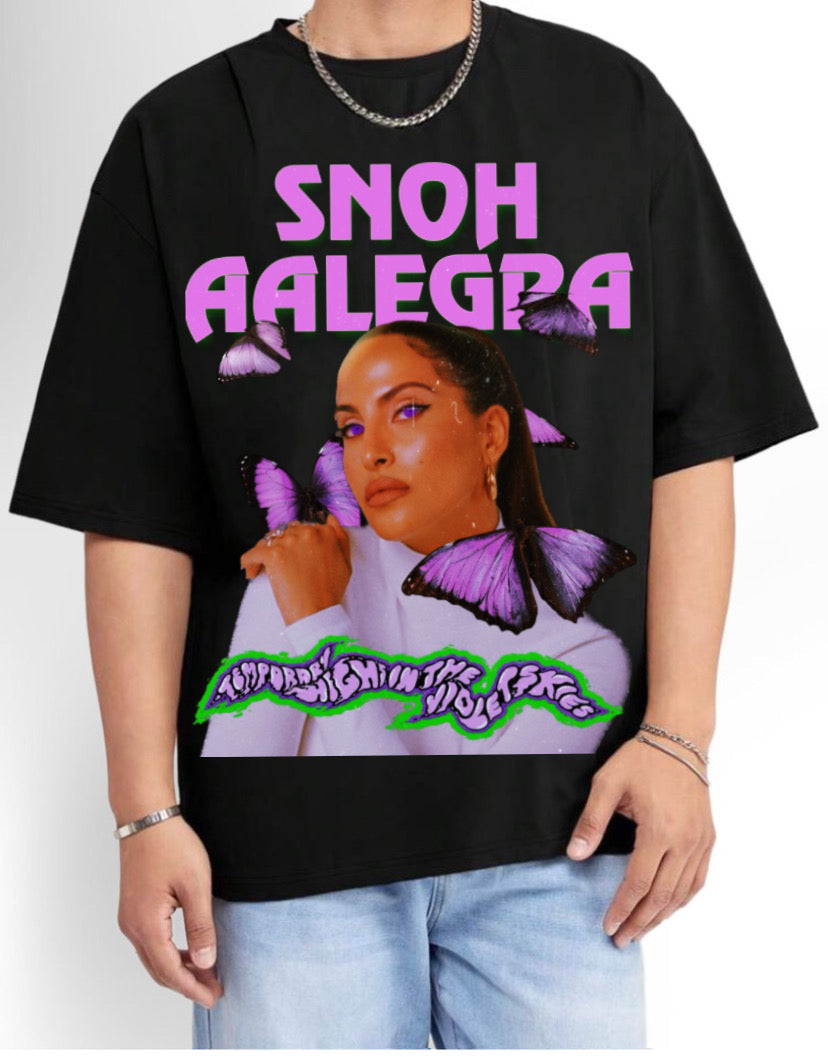 SNOH AALEGRA BUTTERFLY OVERSIZED TEE