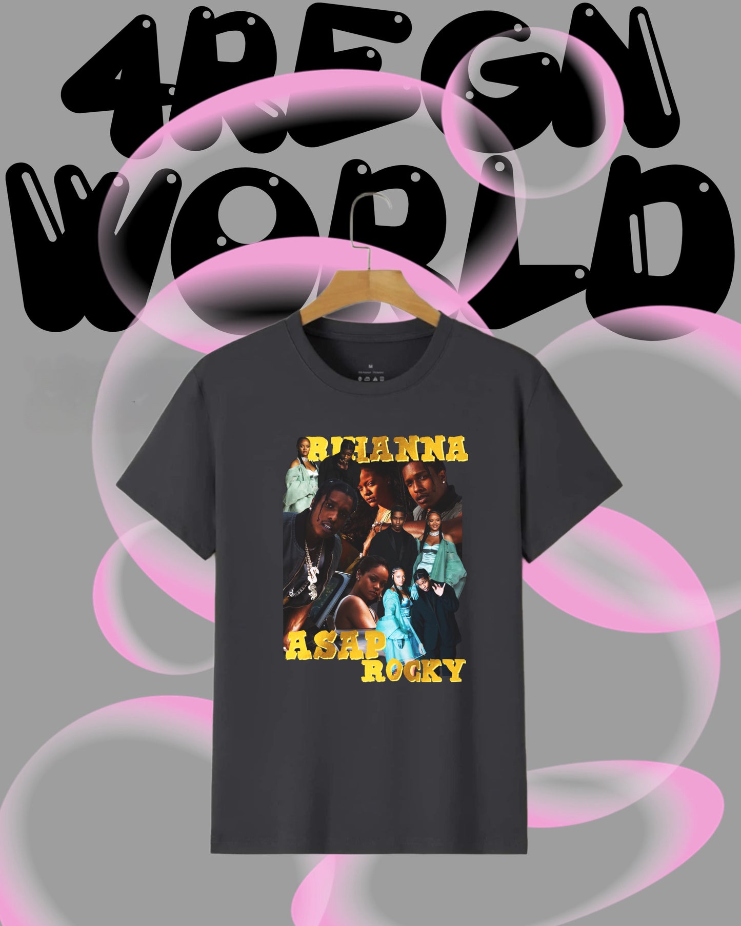 Graphic Tee Rihanna & Asap Rocky