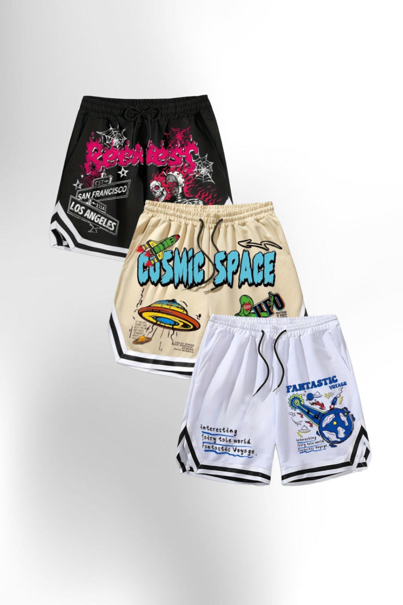 Men's Shorts 3pcs Set
