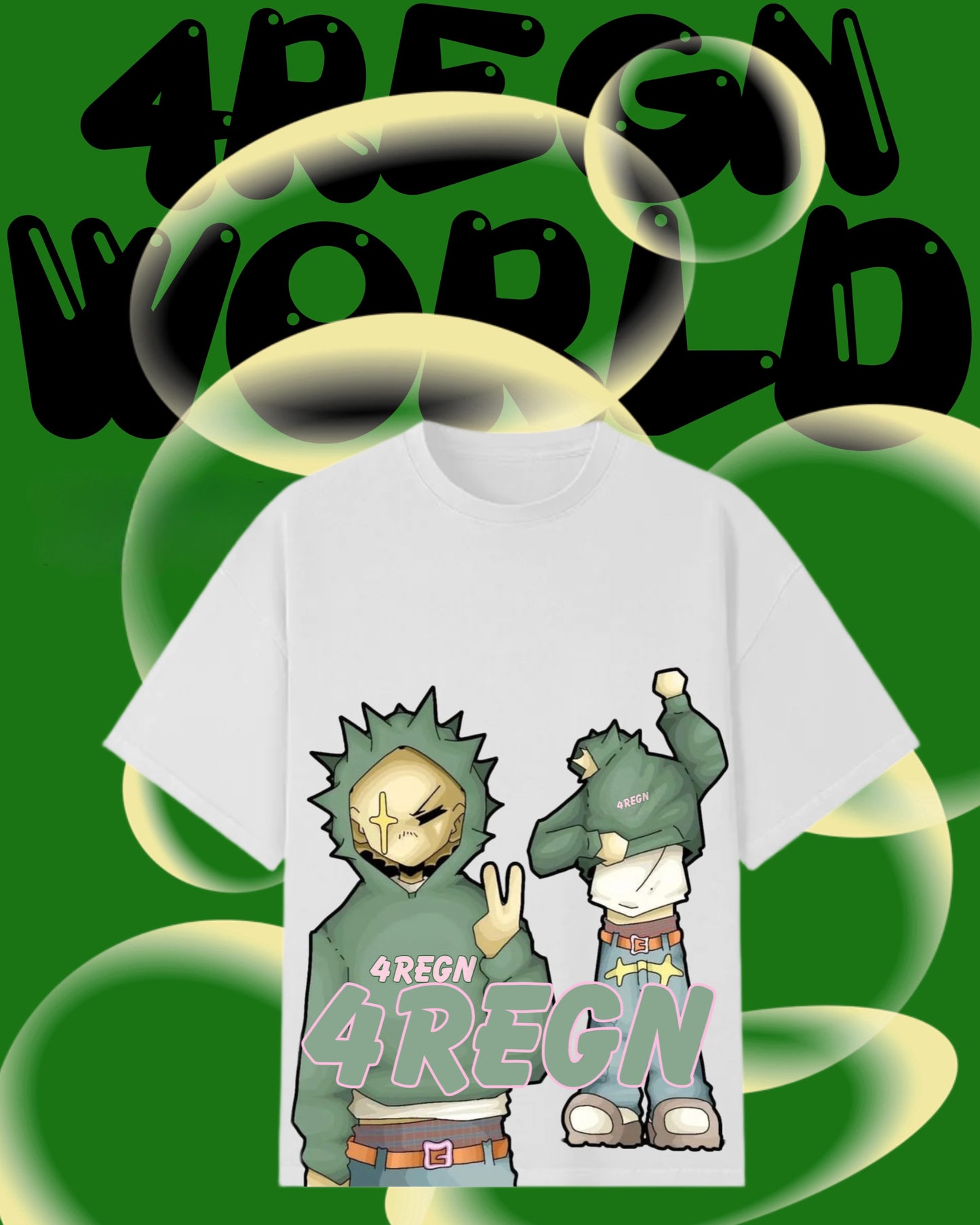 4REGN DEXIGN PRINTED TEE 20