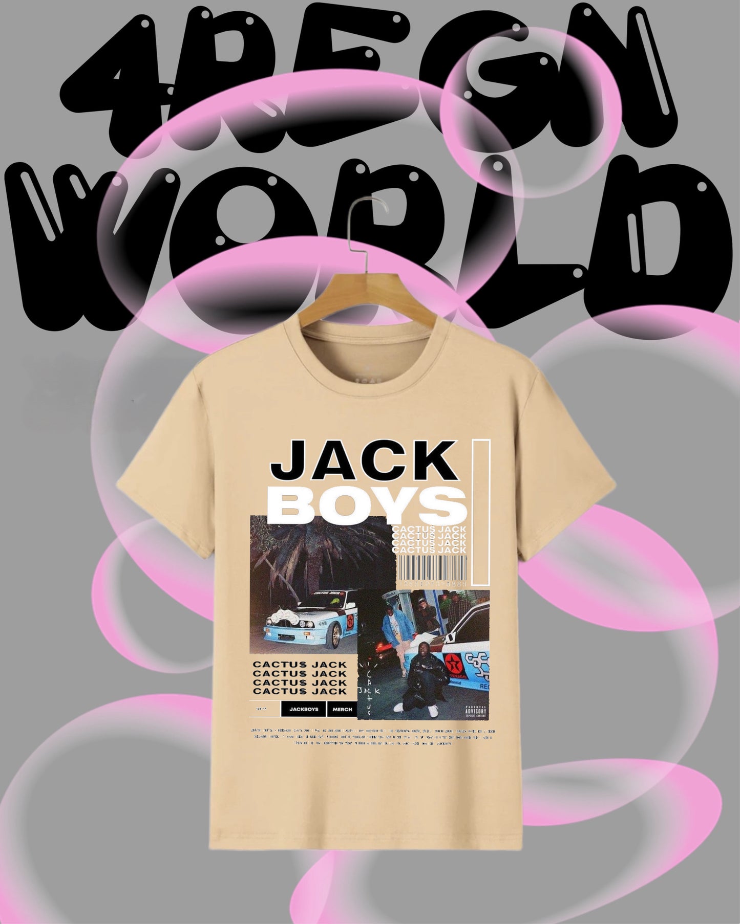 Graphic Tee New Edition Travis Scott Jack Boys