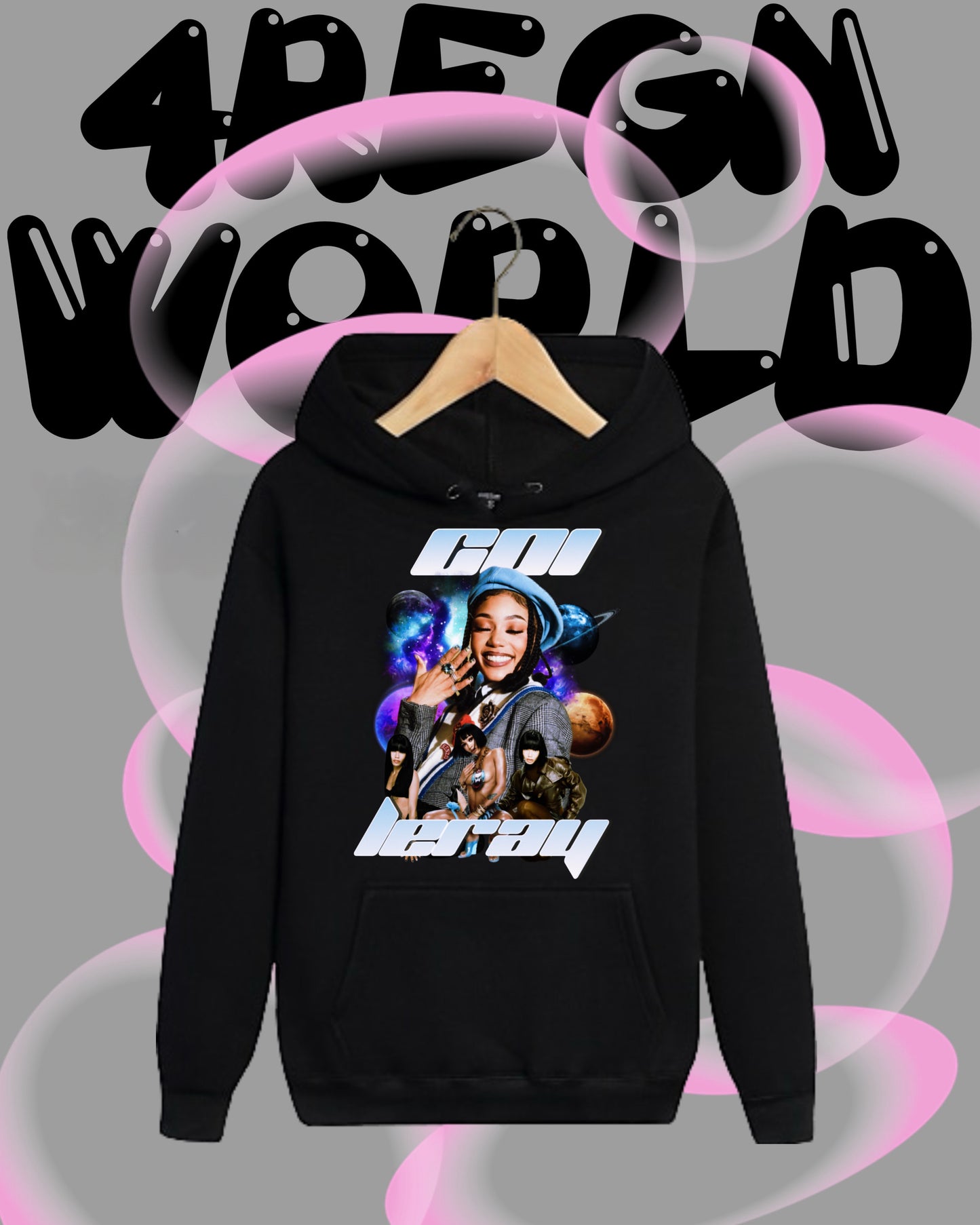 Graphic Hoodie Coi Leray