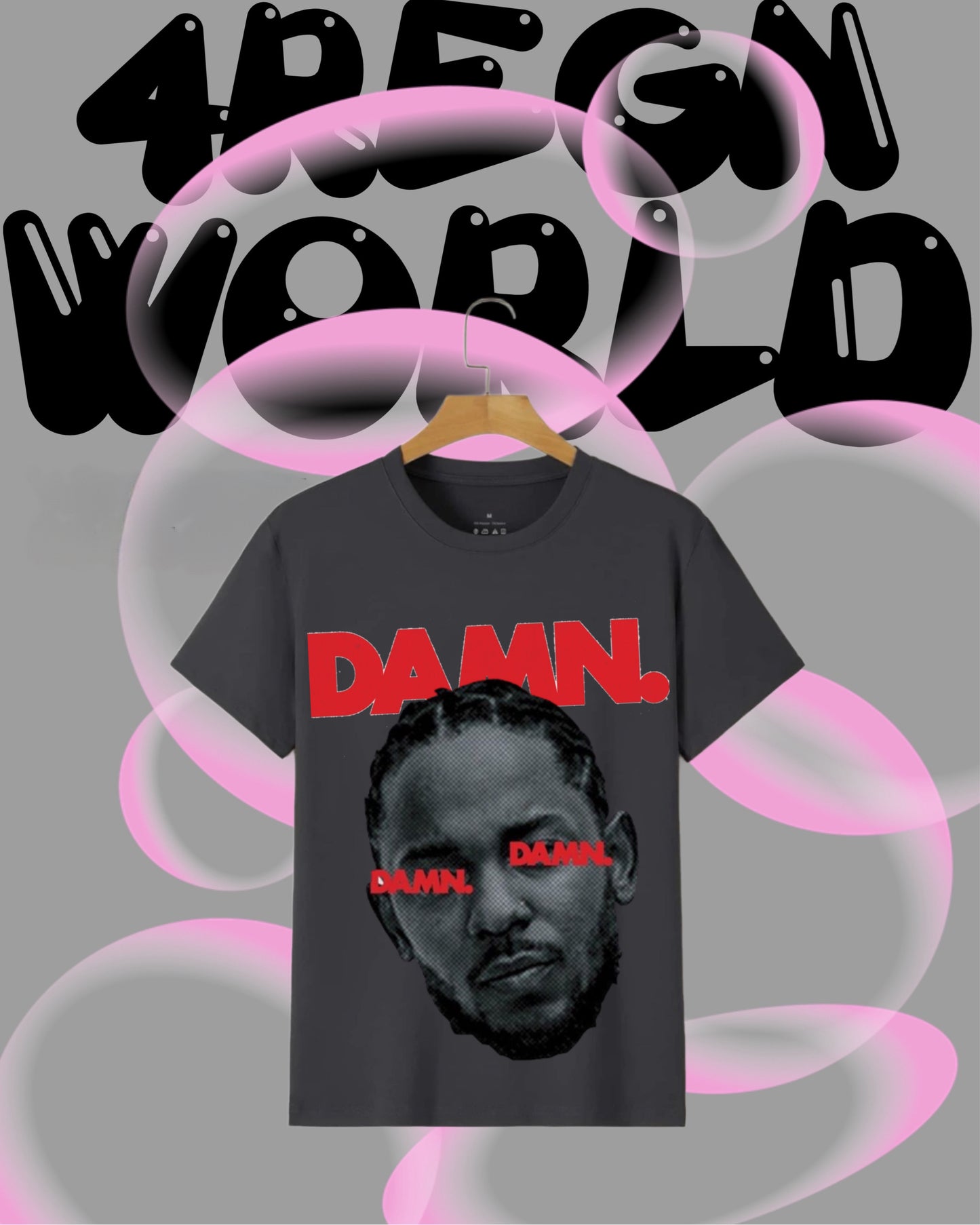 Graphic Tee New Edition Kendrick Lamar DAMN