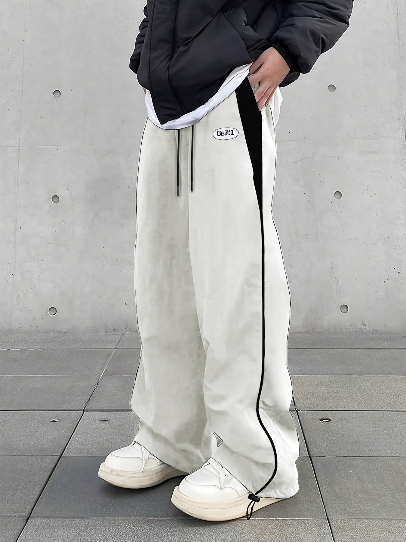 Men's Casual Loose Fit Drawstring Sweatpants