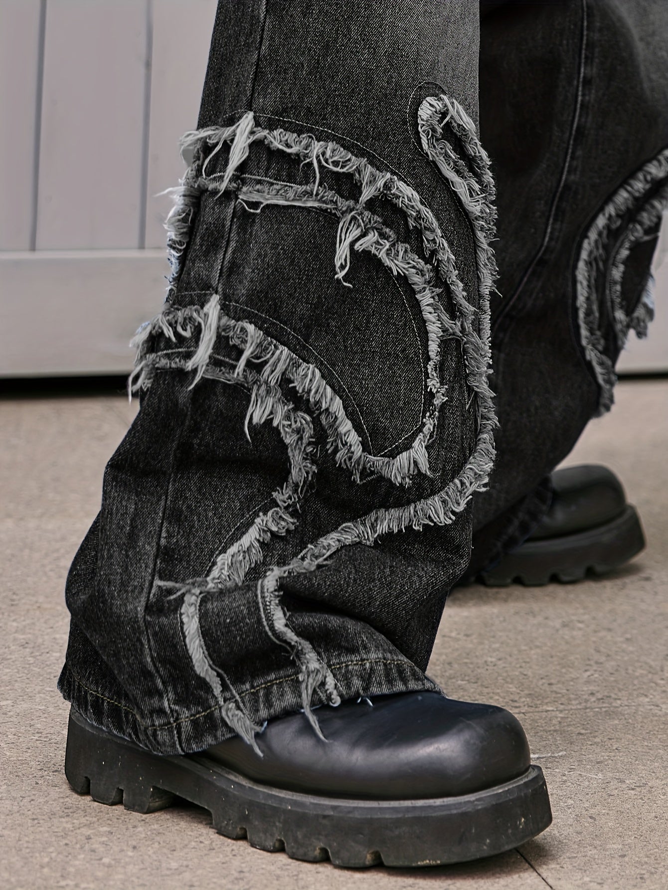 Black Denim Trousers