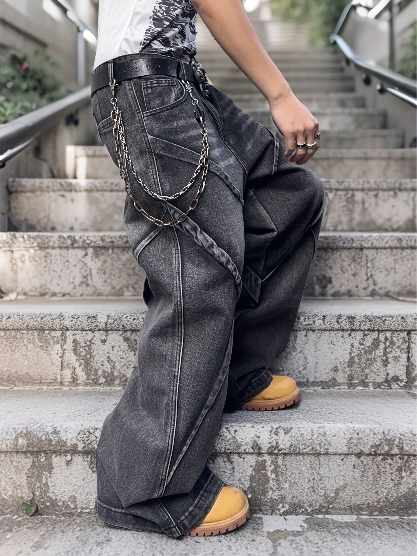 Distressed Denim Jeans