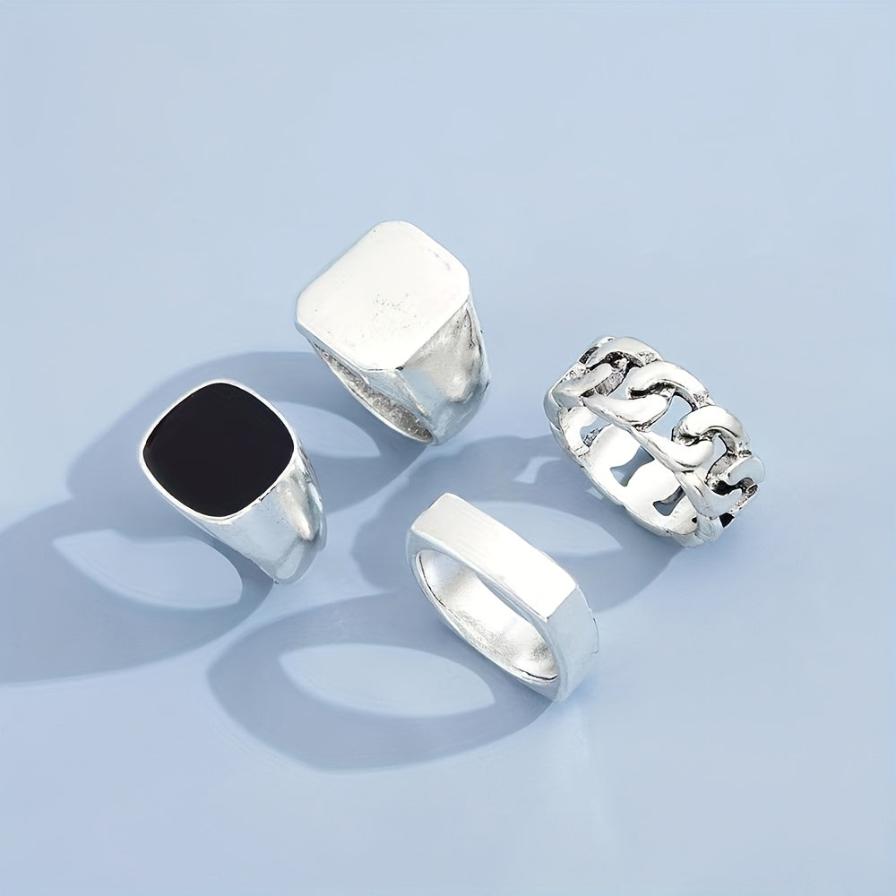 Vintage 4pcs Rings