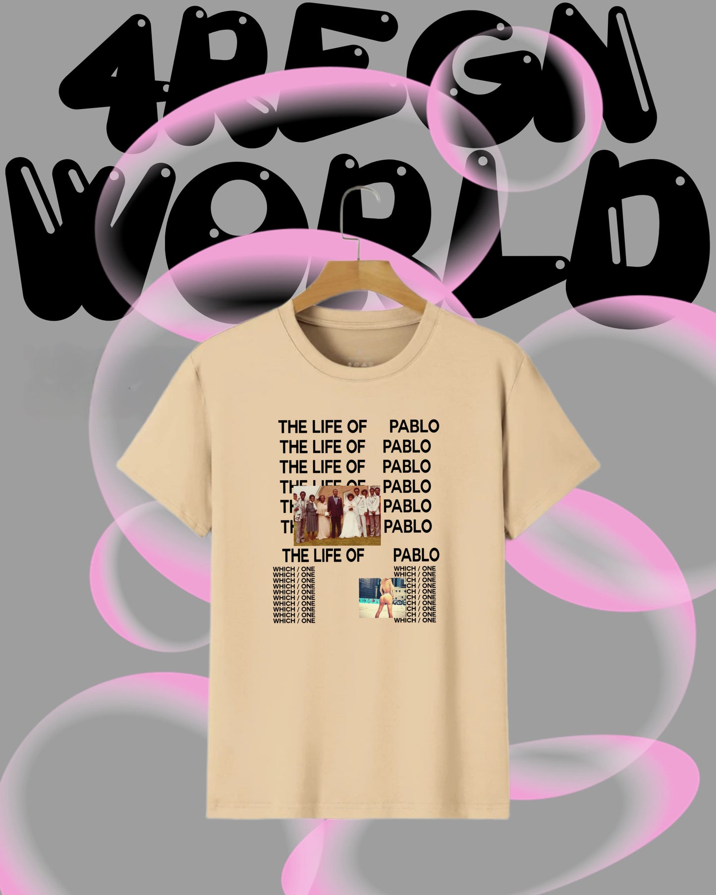 Graphic Tee Kanye West Life of Pablo