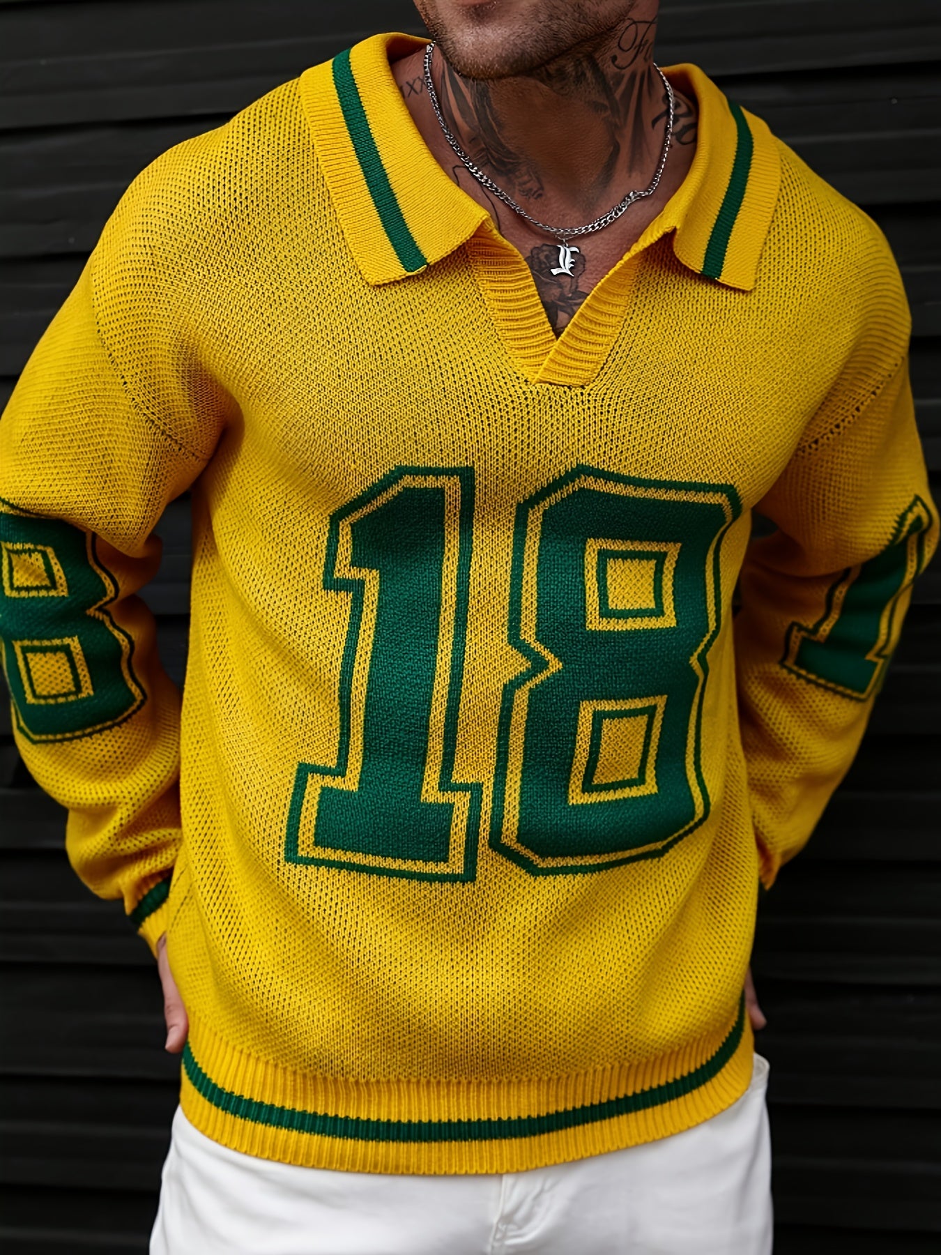 Men'S Knit Pullover Sweater