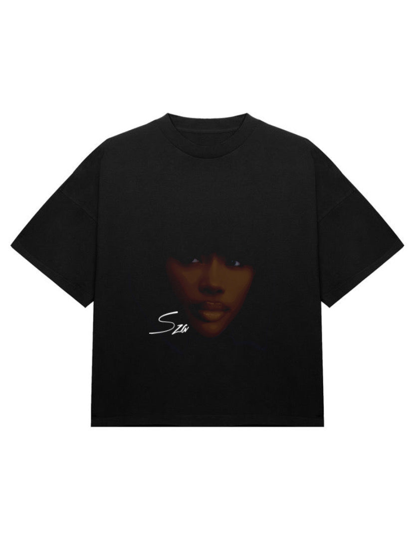SZA oversized tee