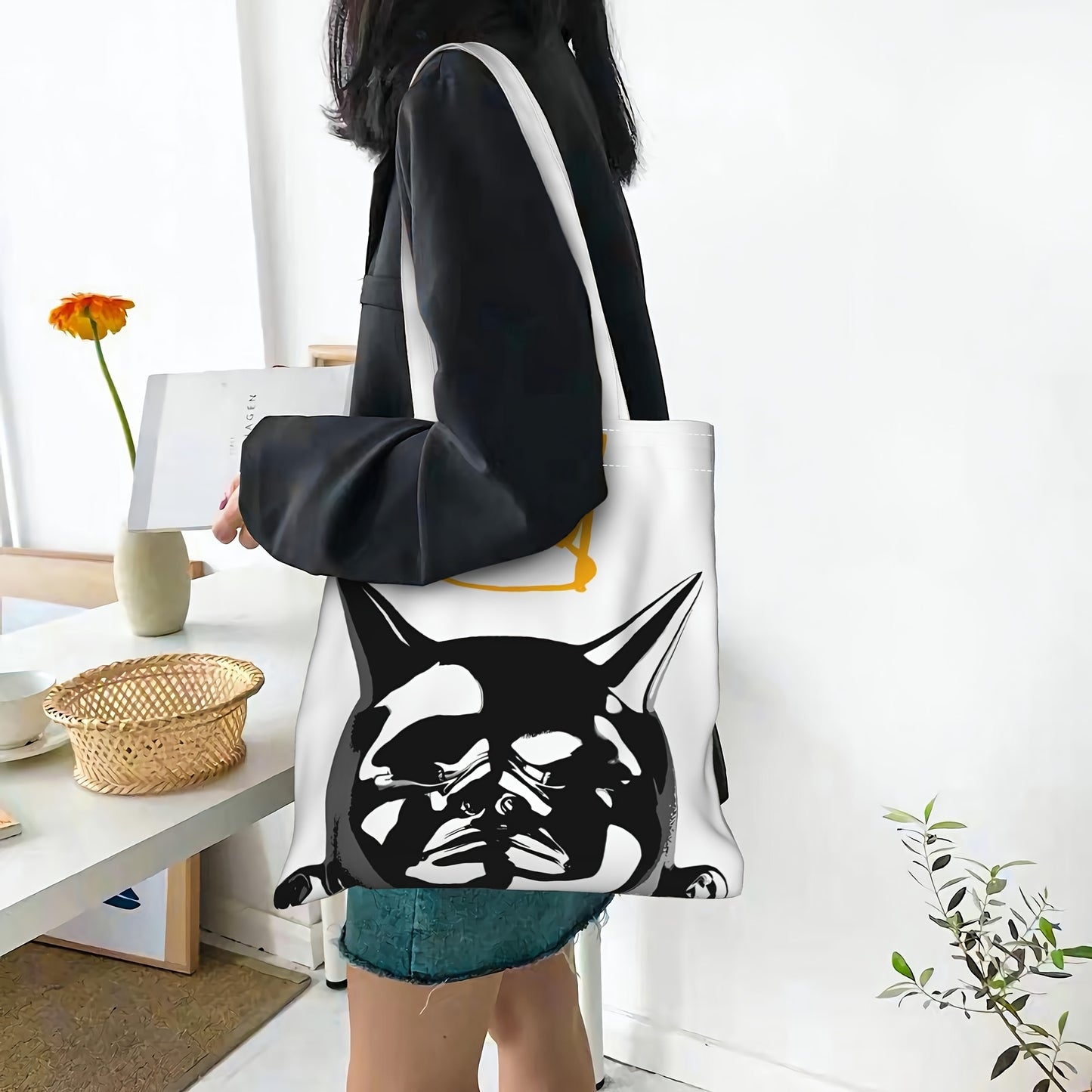 J Cole Graphic Canvas Tote Bag