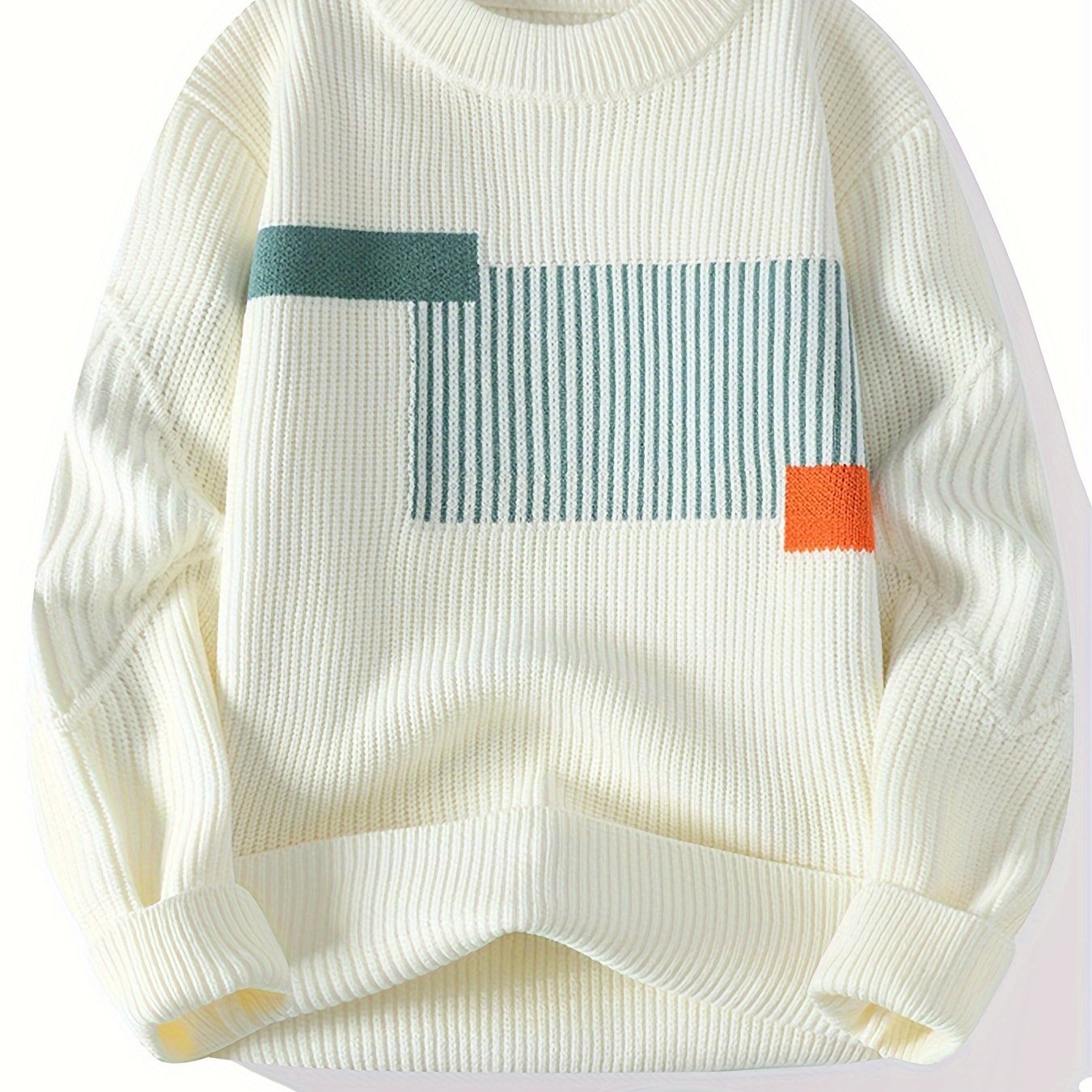 Iron Genghis Men's Geometric Pattern Sweater
