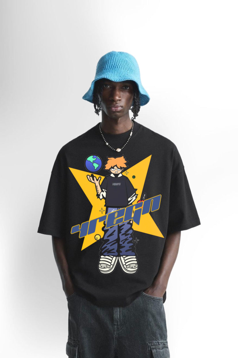 4REGN DEXIGN PRINTED TEE 34