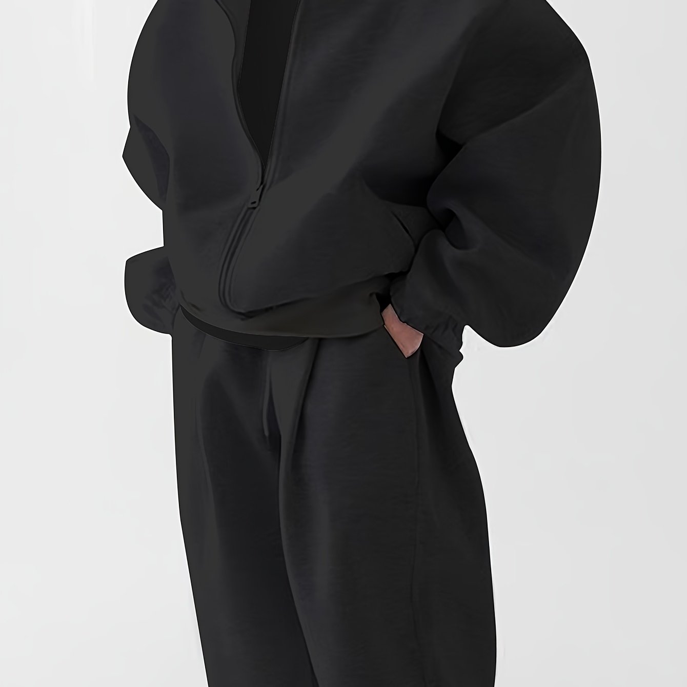 Men's Hooded Sweatshirt and Pants Set
