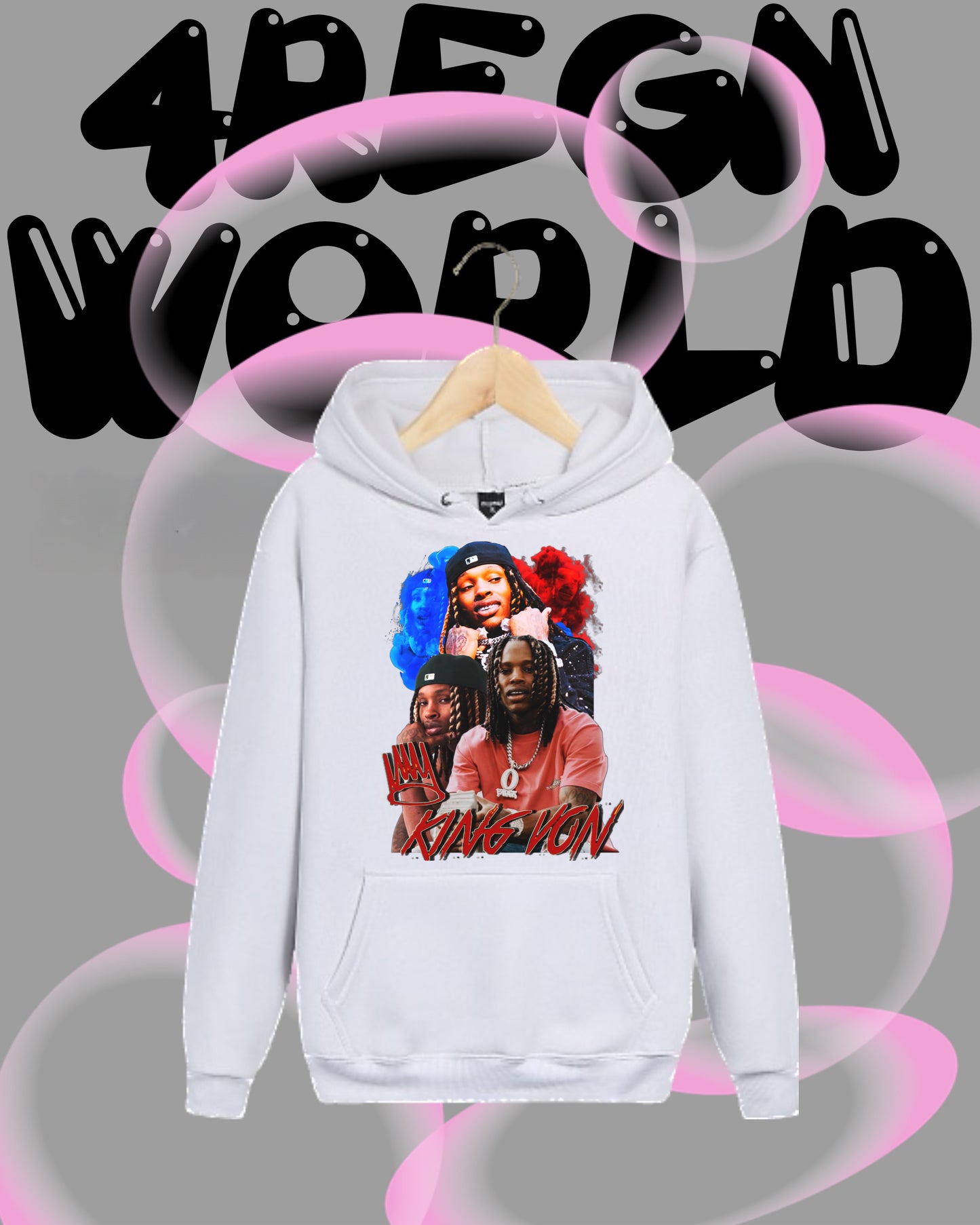 Graphic Hoodies King Von