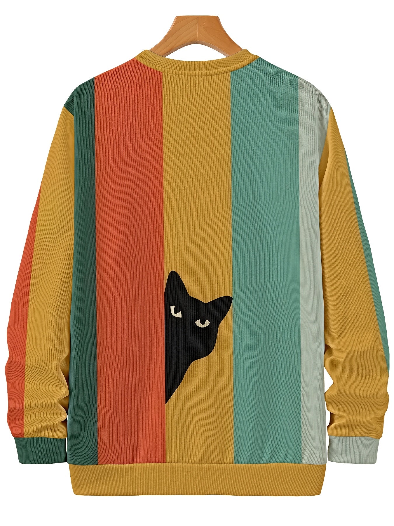 Men'S Plus Size Casual Pullover Sweatshirt