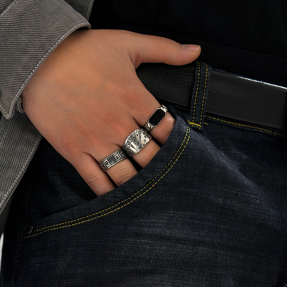 3 pcs ring set