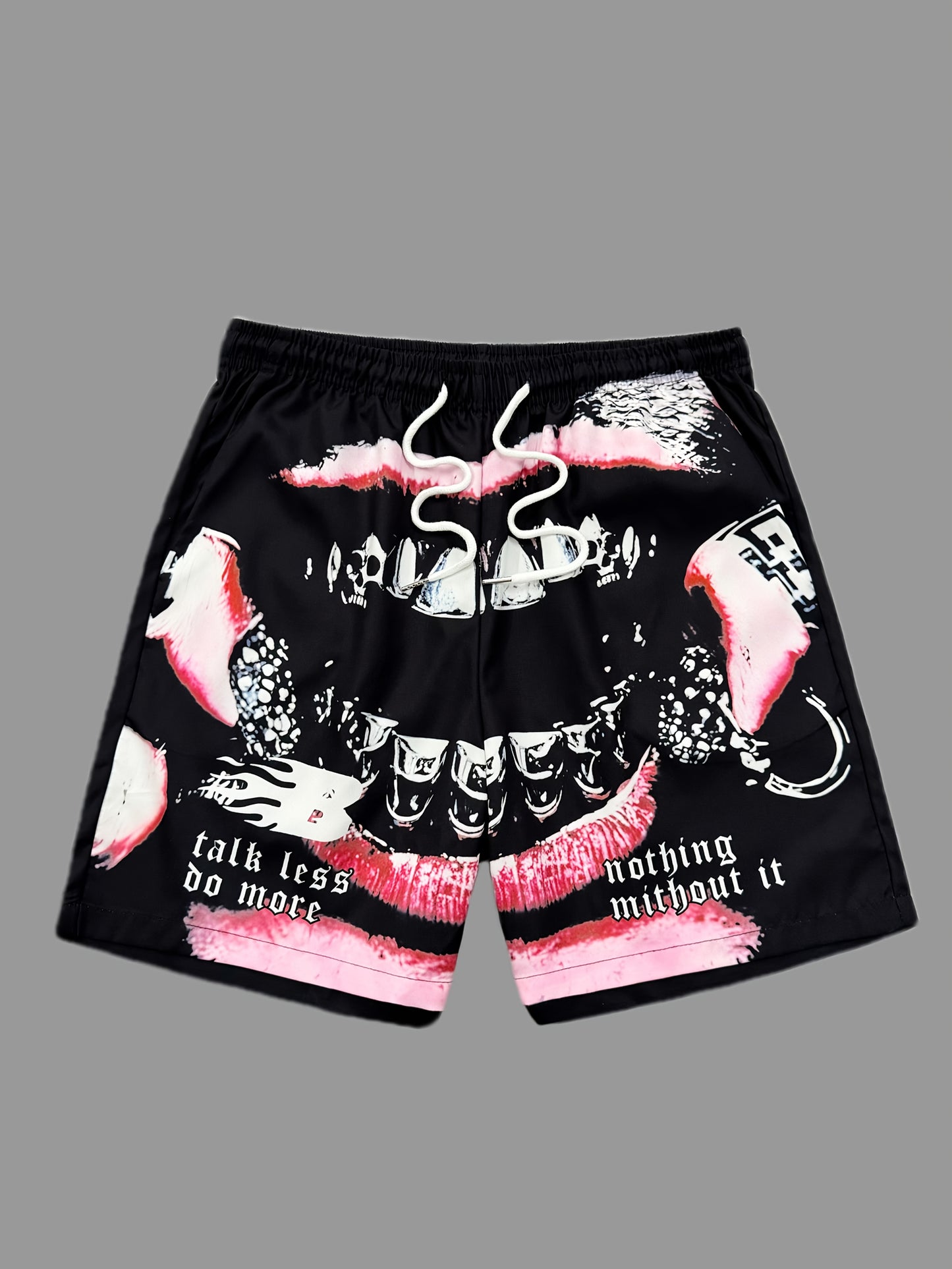 Men's Three-Piece Set Printed Beach Shorts