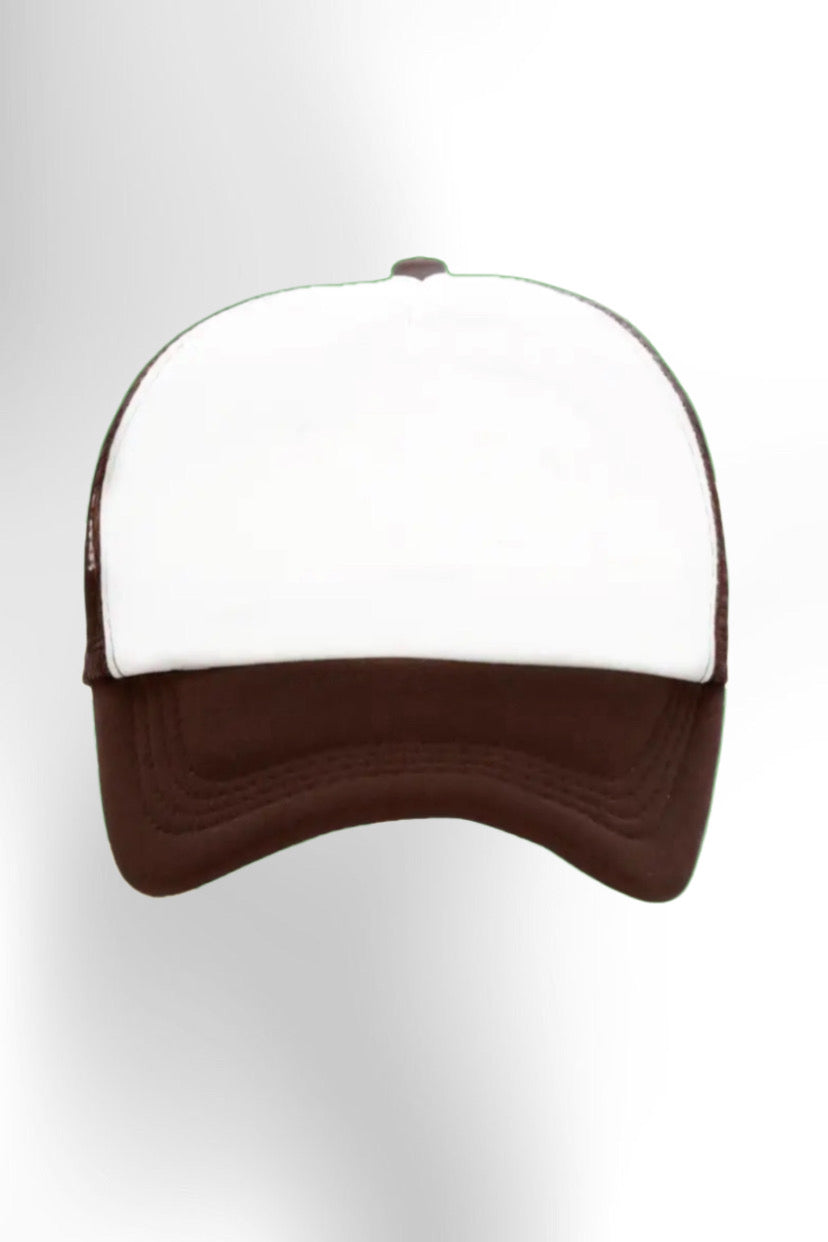 CUSTOM TRUCKER CAP - Brown