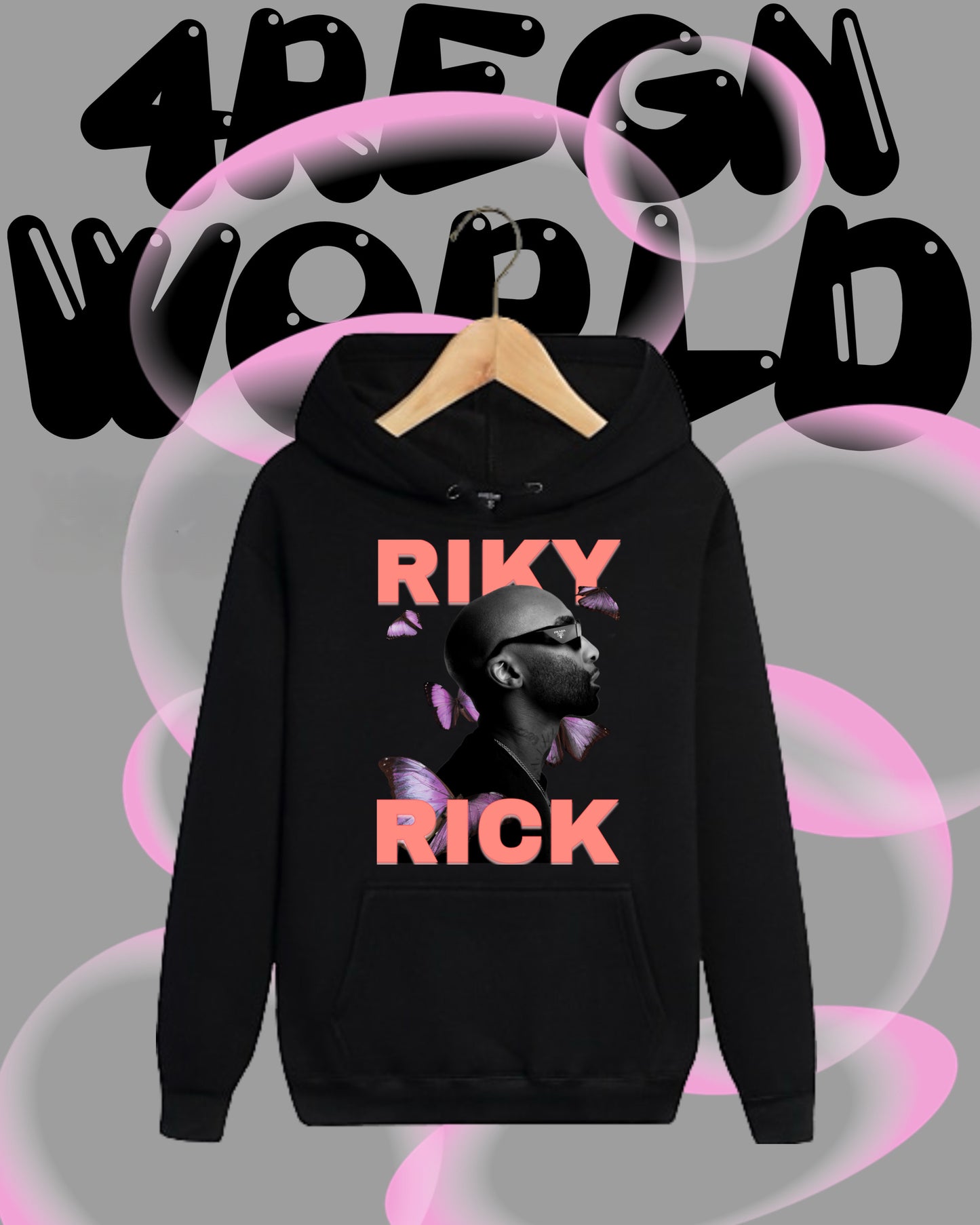 Graphic Hoodie Riky Rick