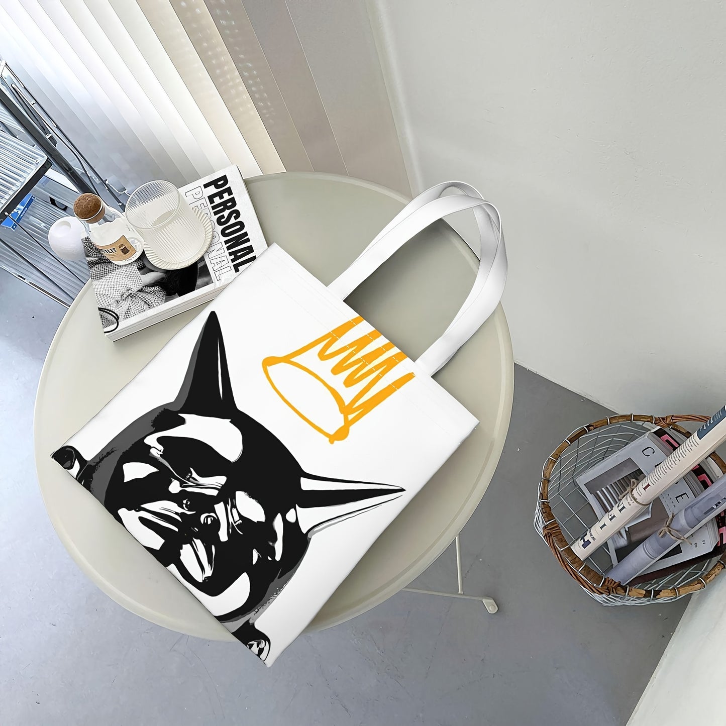 J Cole Graphic Canvas Tote Bag
