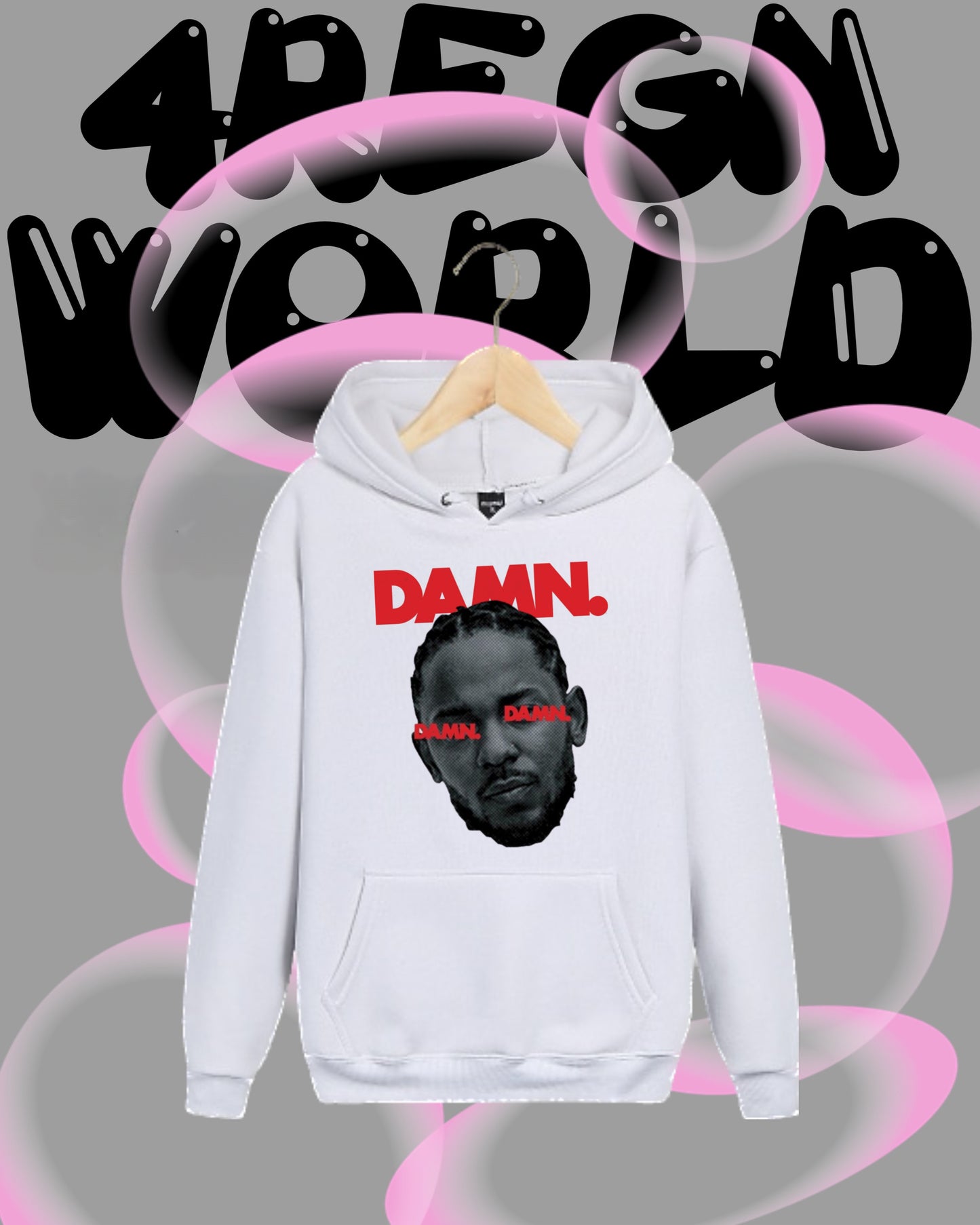 Graphic Hoodie Kendrick Lamar DAMN