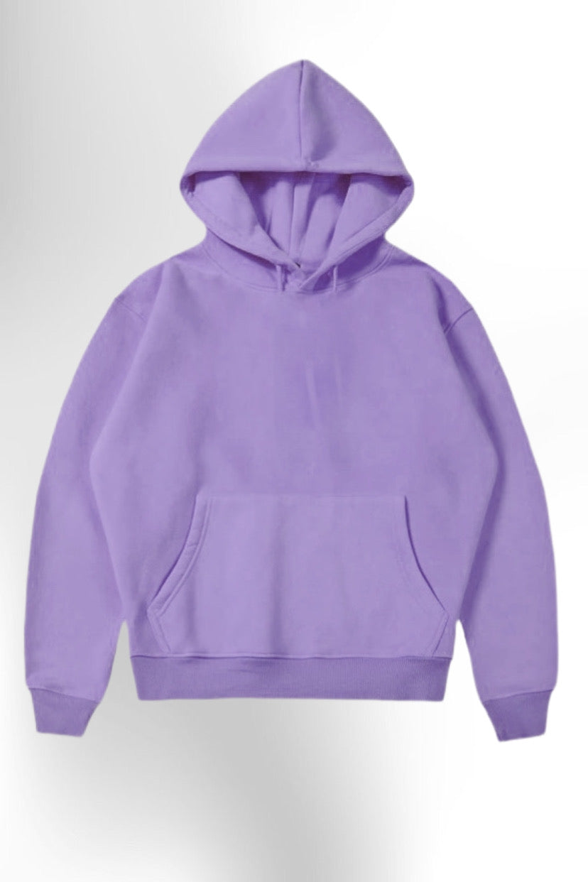 CUSTOM GRAPHIC HOODIE - Lilac