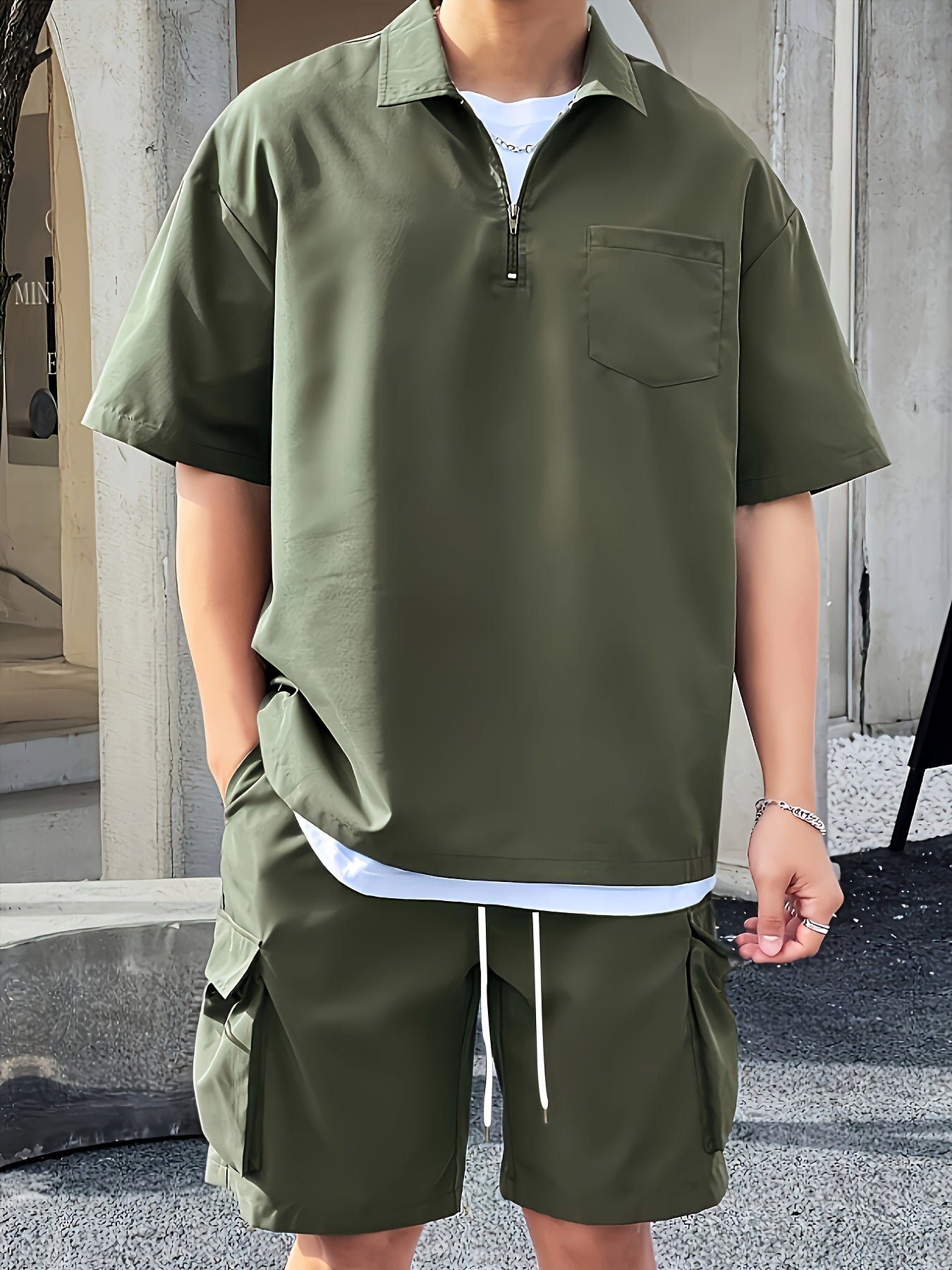 Men'S Casual 2Pc Summer Outfit