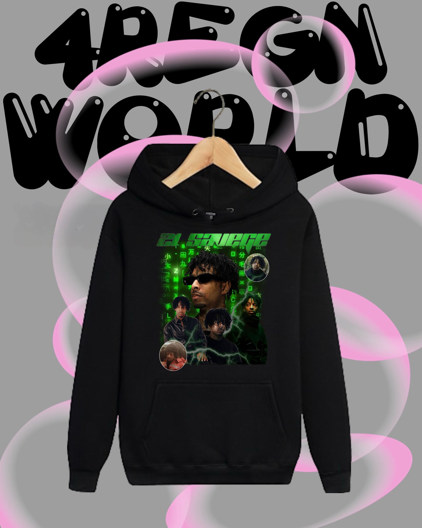 Graphic Hoodie 21 Savage