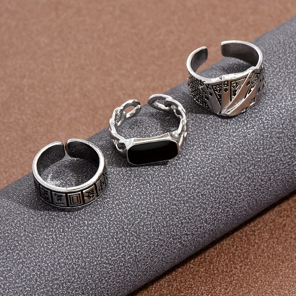 3 pcs ring set