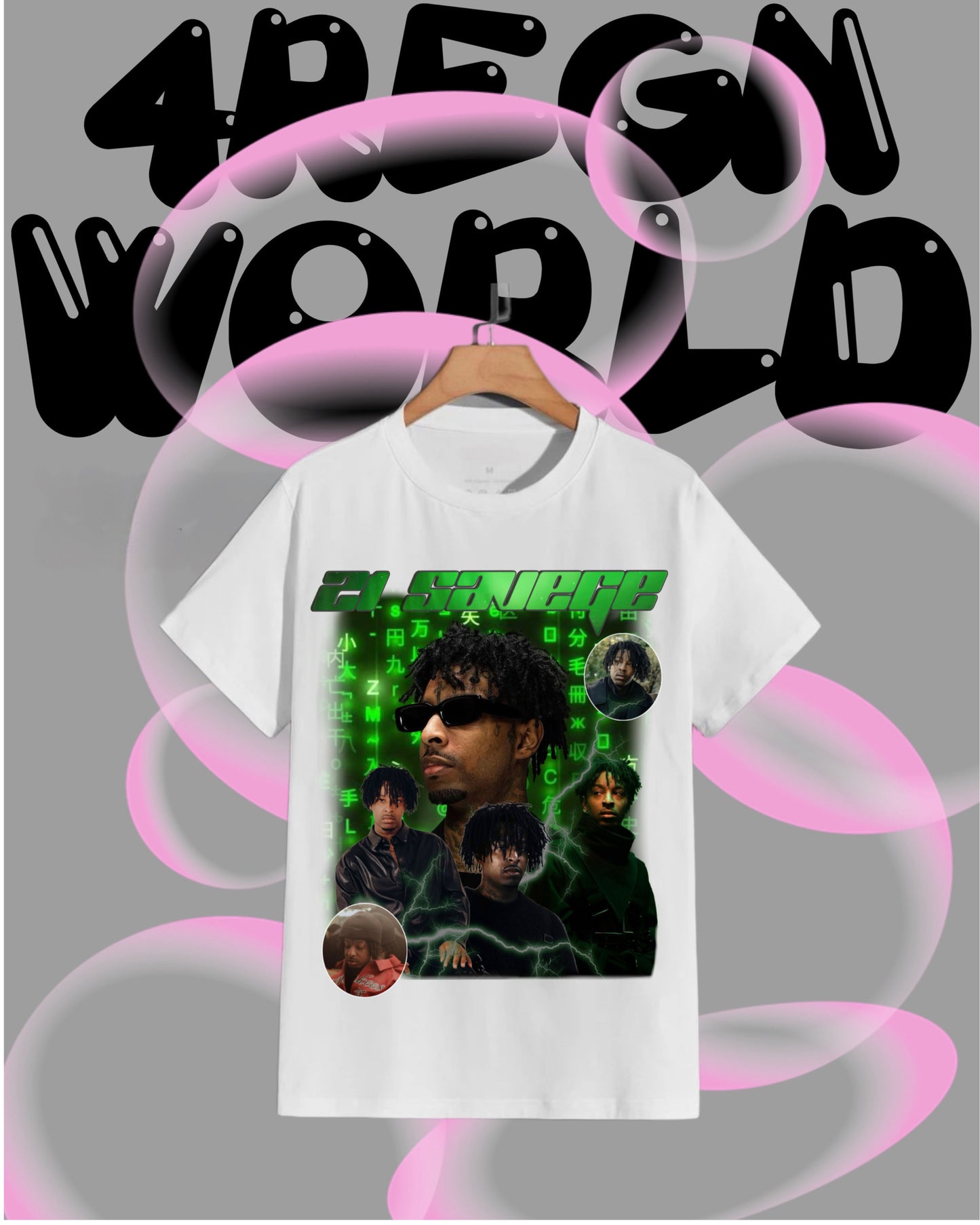 Graphic Tee New Edition 21 Savage