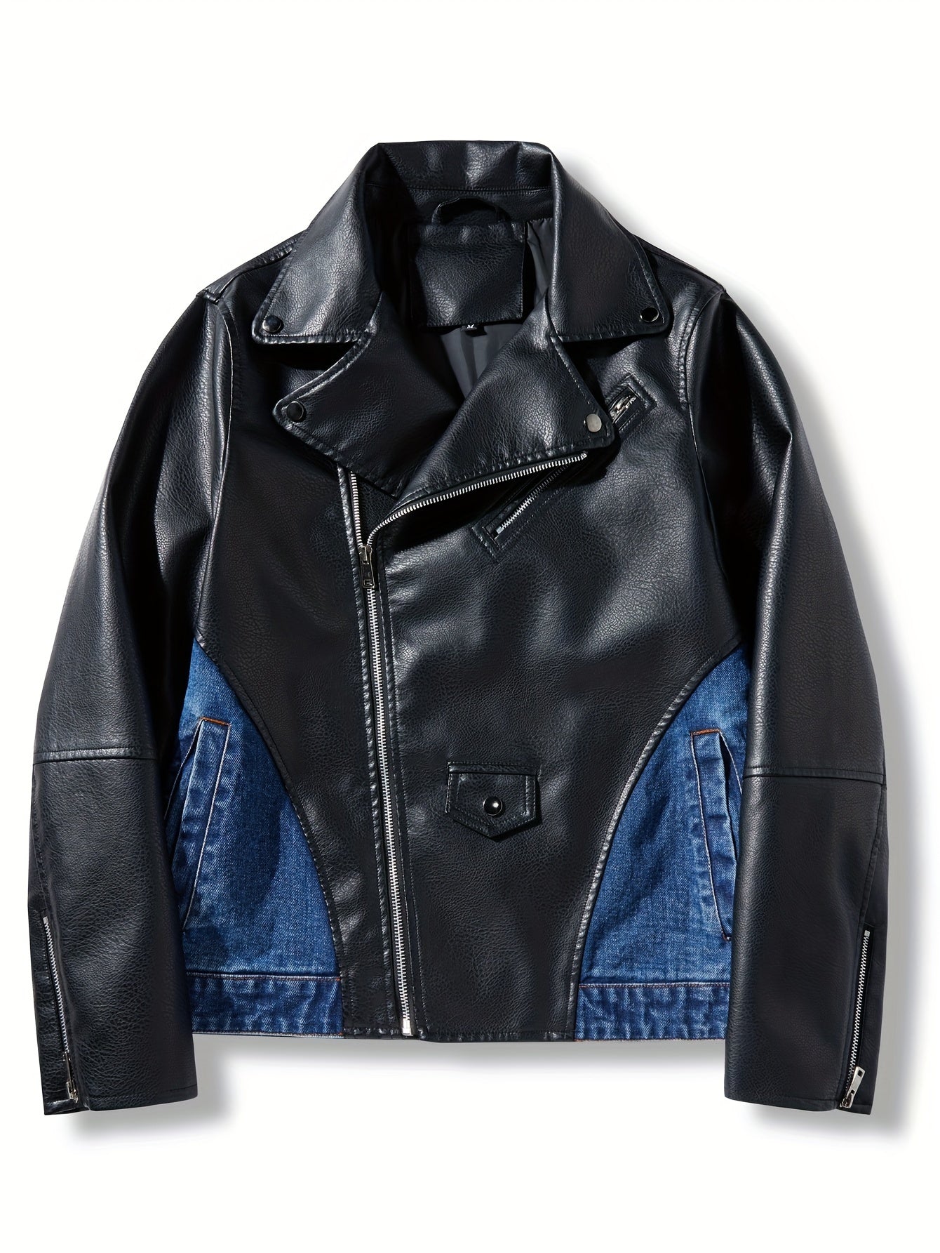 Men's Causal Vintage Style PU Leather Jacket
