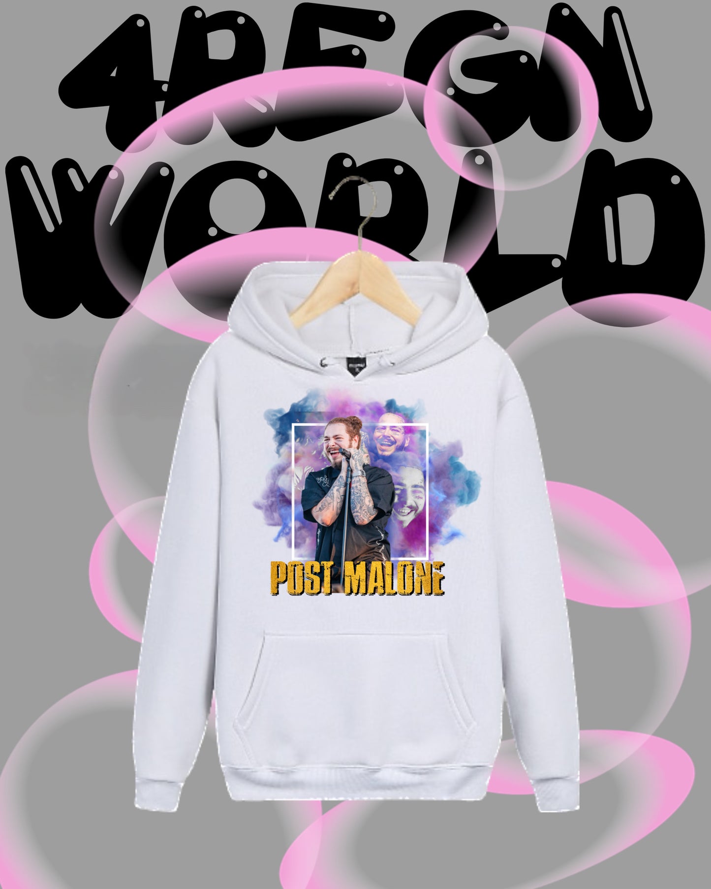 Graphic Hoodie Post Malone