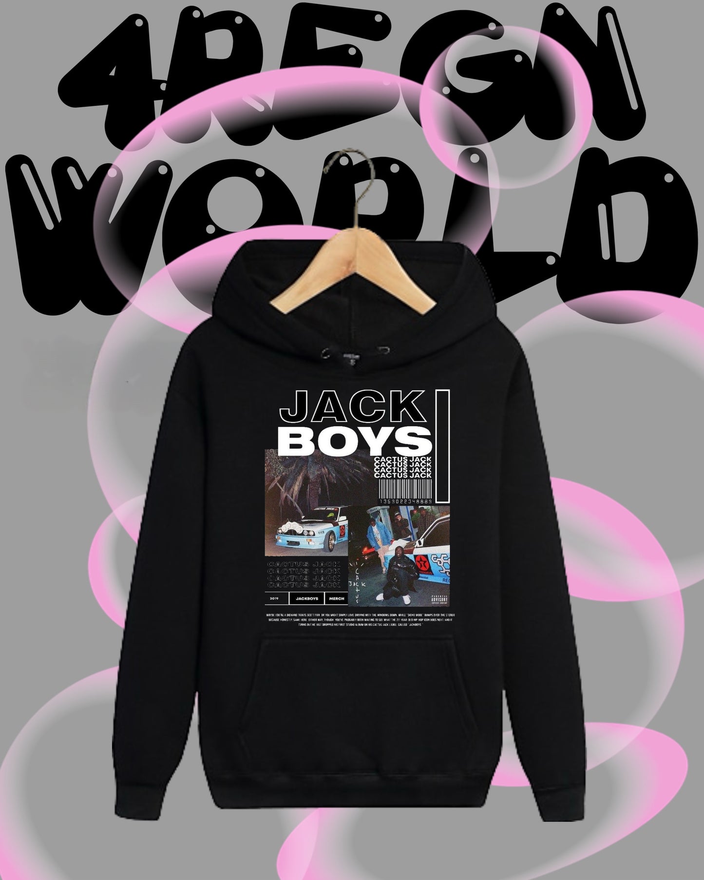 Graphic Hoodie Travis Scott JackBoys