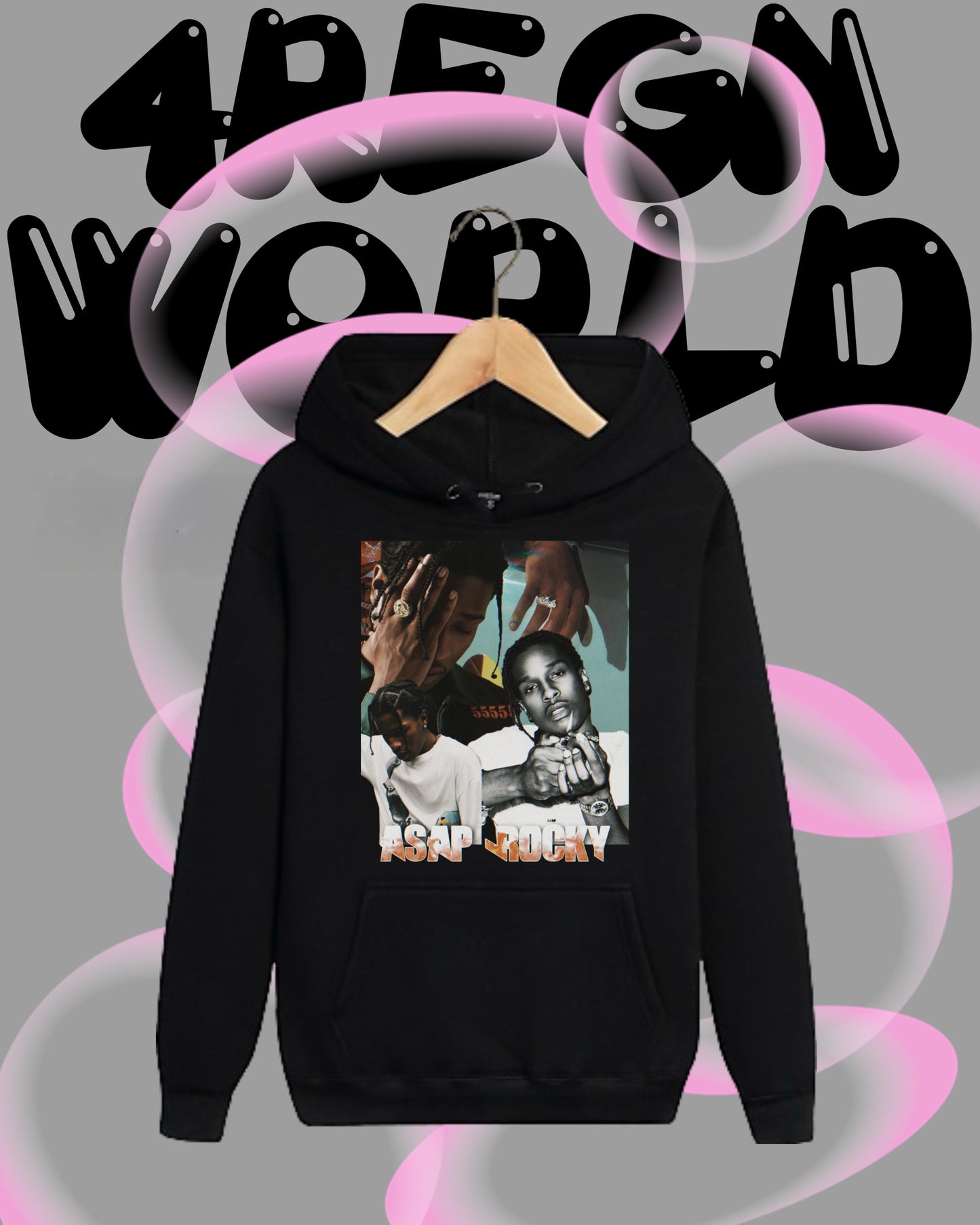 Graphic Hoodie Asap Rocky