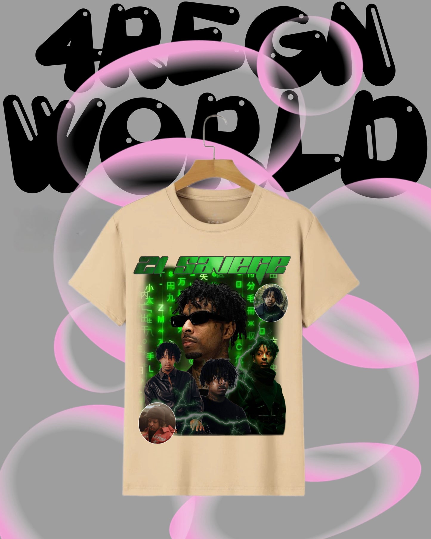Graphic Tee New Edition 21 Savage