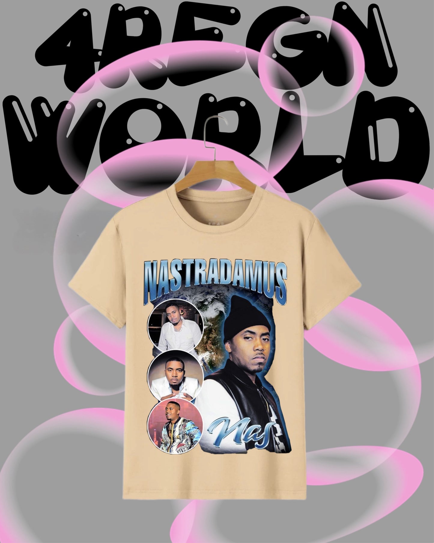 Graphic Tee New Edition Nas