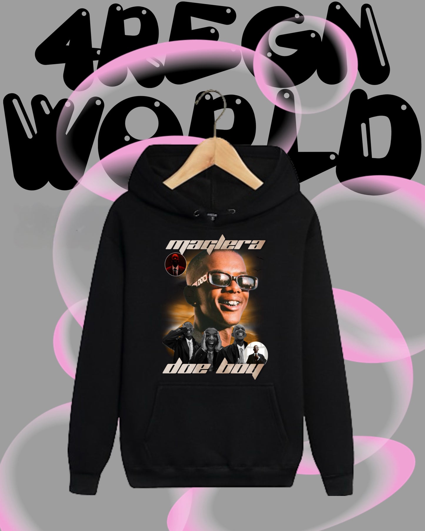 Graphic Hoodie Maglera Doe Boy