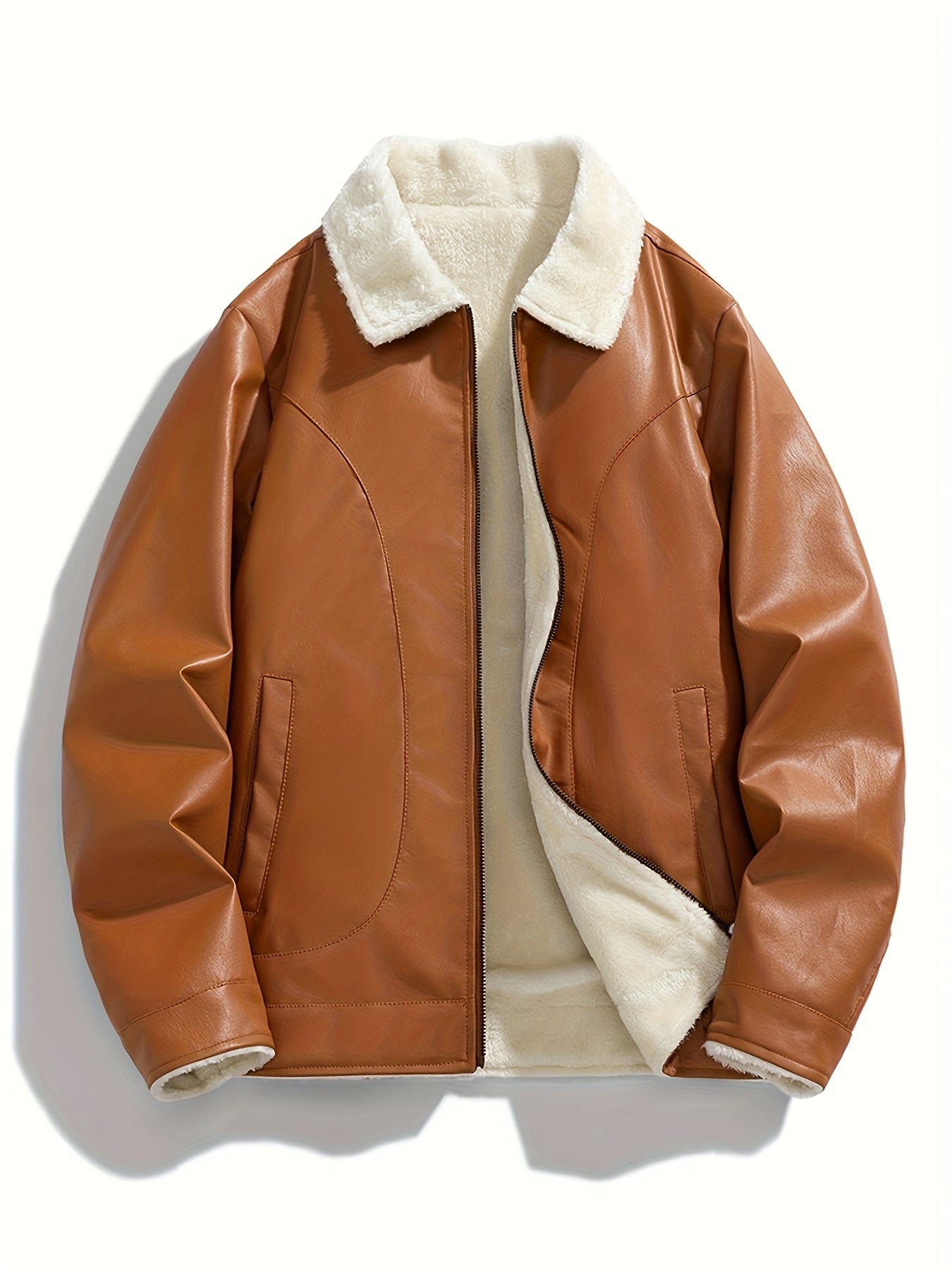 Men's Fashion Casual Versatile Fleece-Lined Jacket