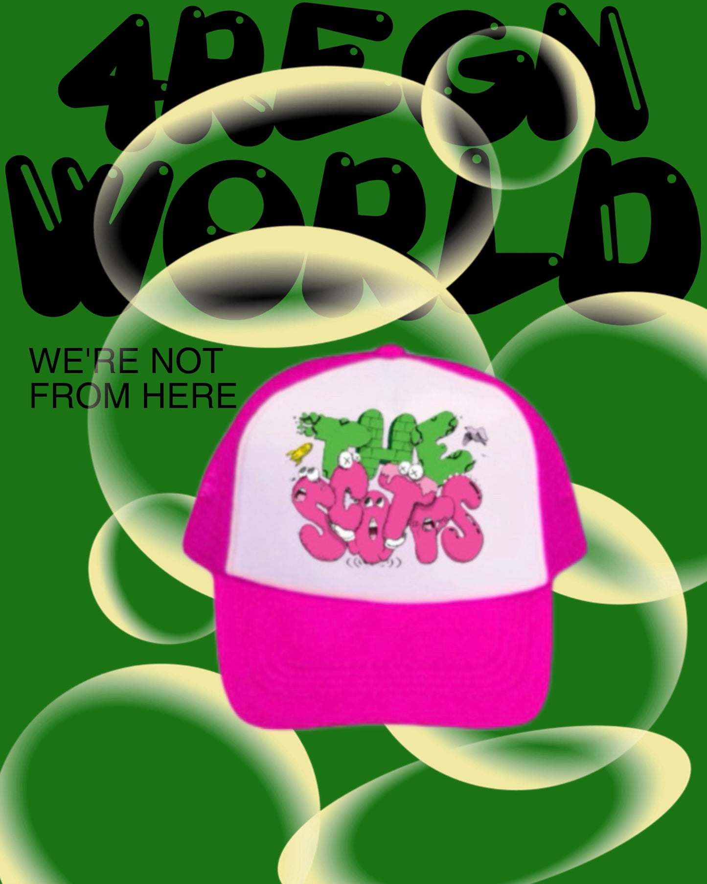 Travis Scott Kid Cudi Trucker Cap